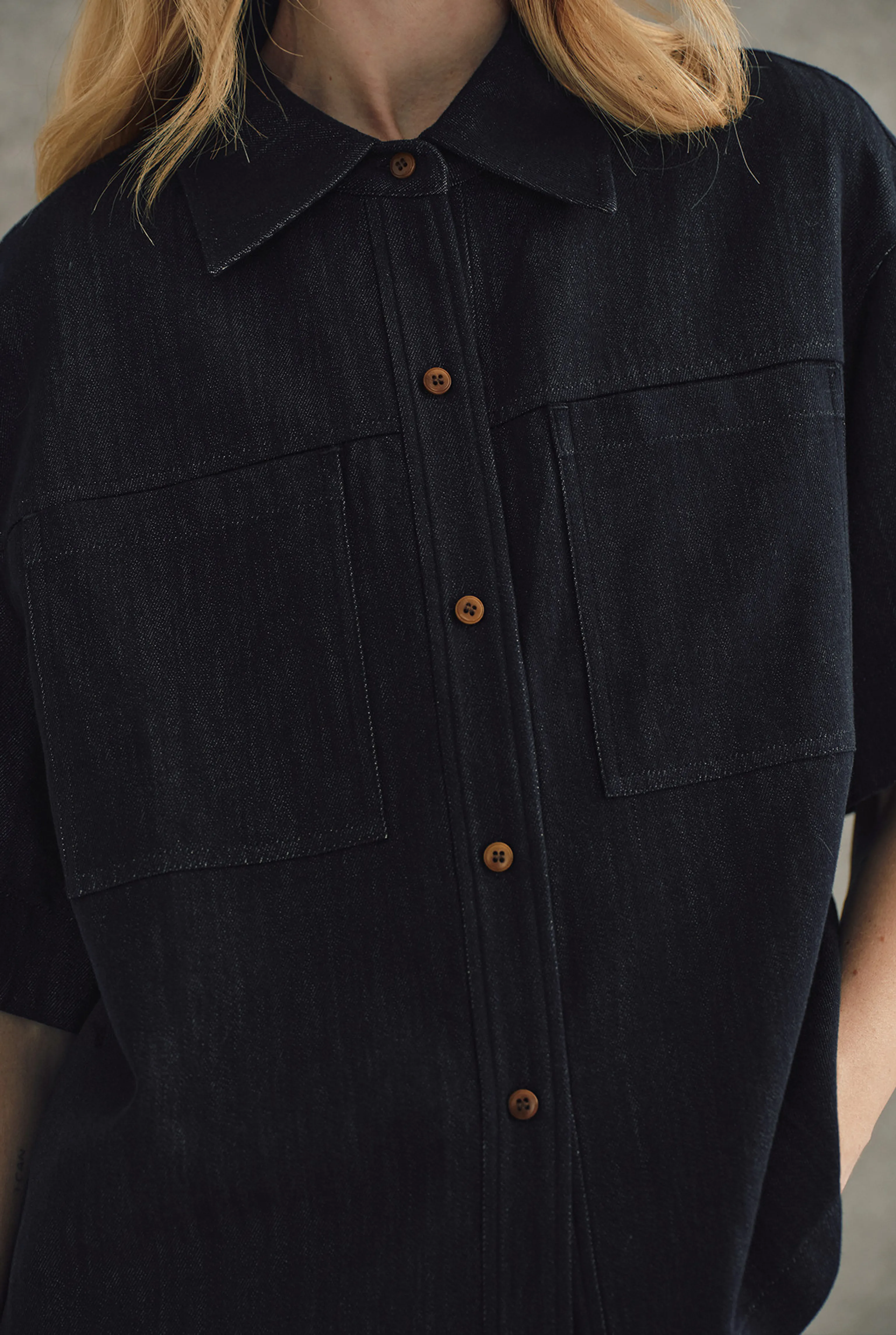 Denim Utility Shirt - Image 7
