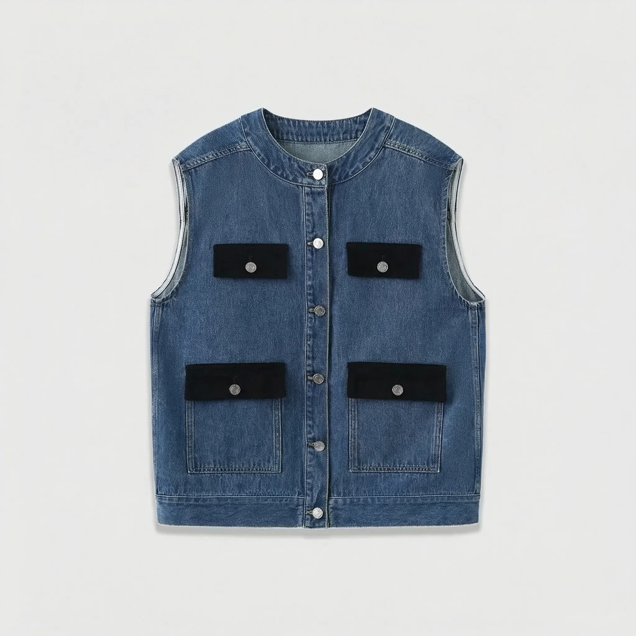 Denim Vest and Skirt Set - Image 5