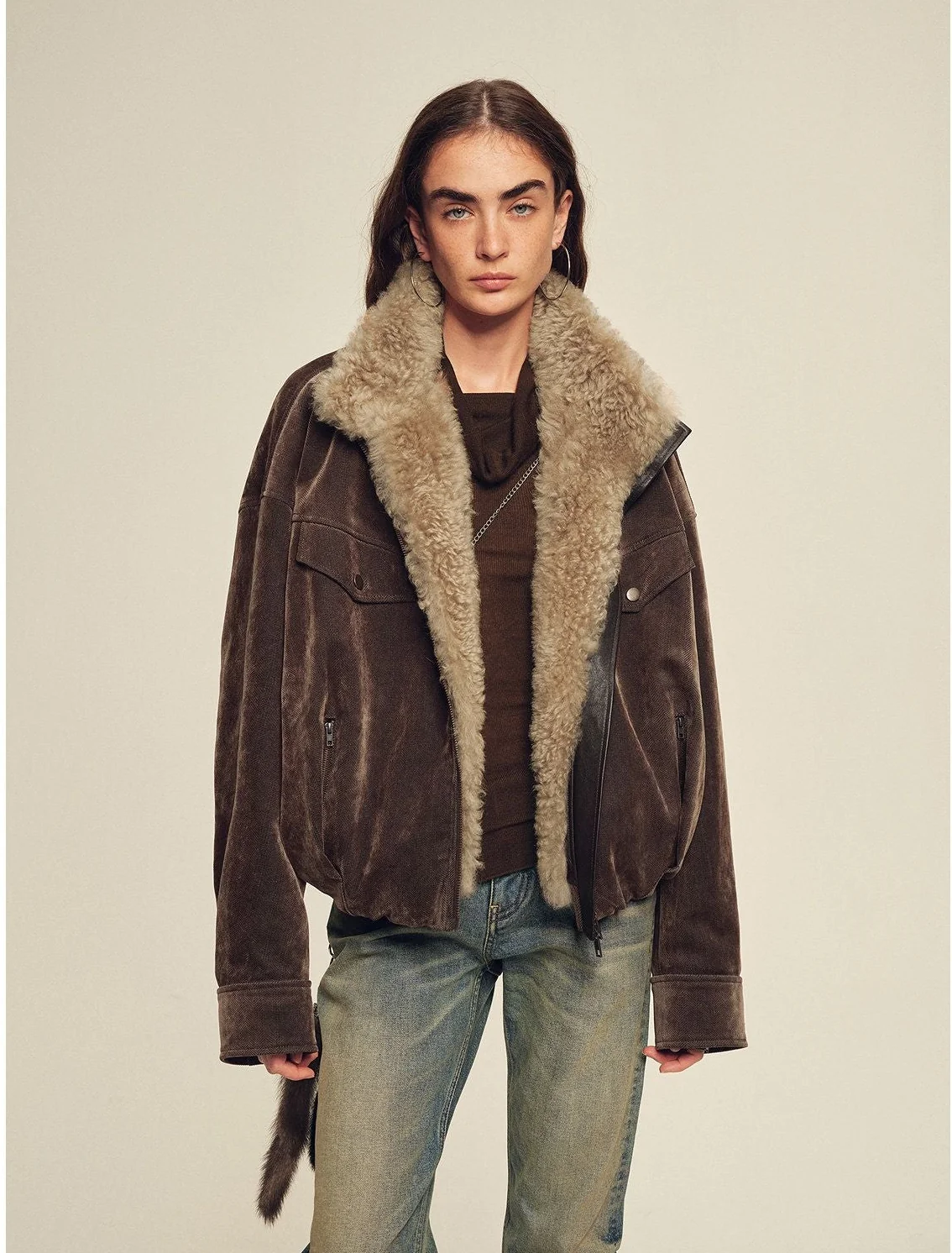 Detachable Collar Zip Jacket - Image 6