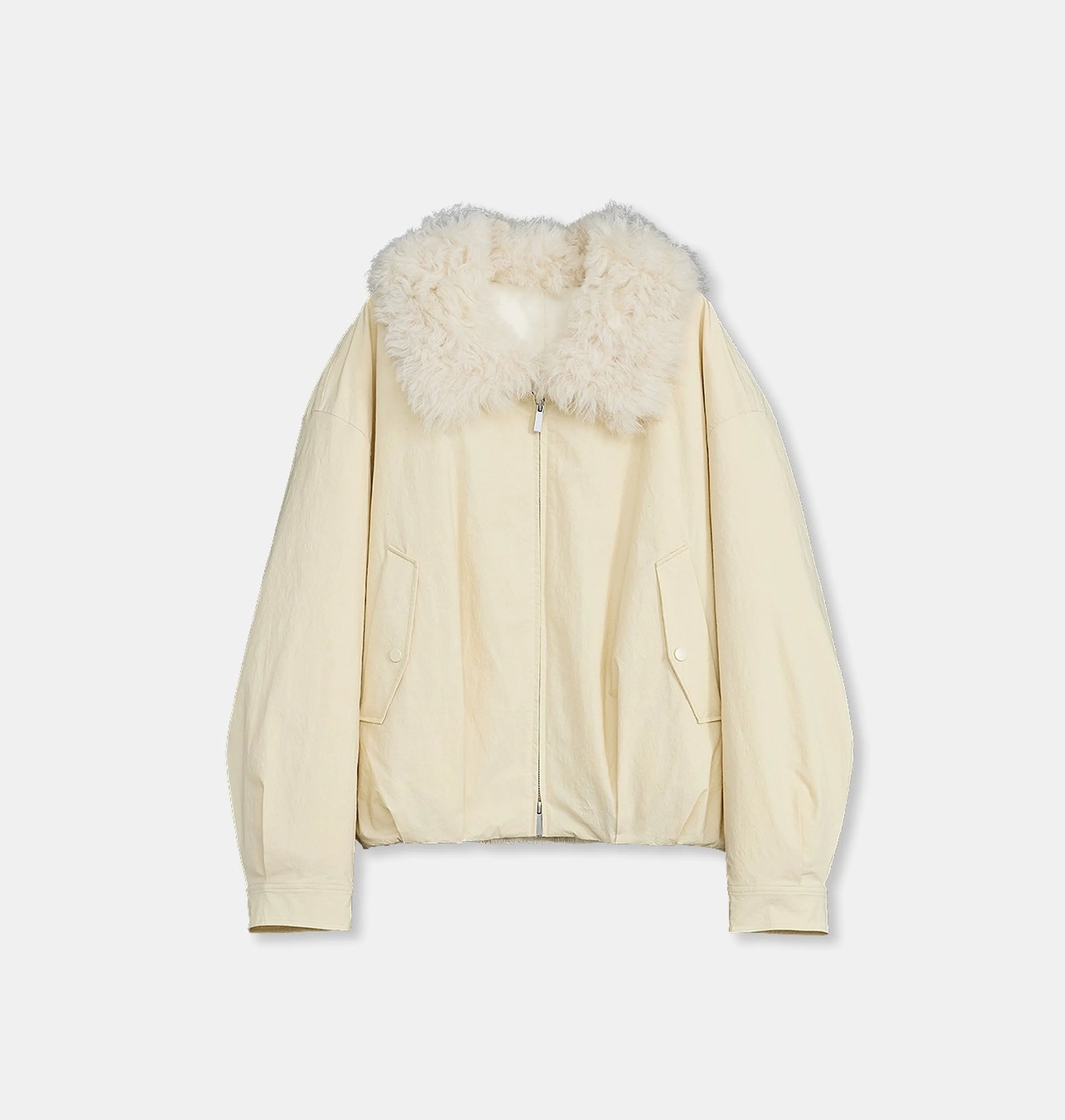 Detachable Fur-Collar Down-Liner Jacket - Image 3