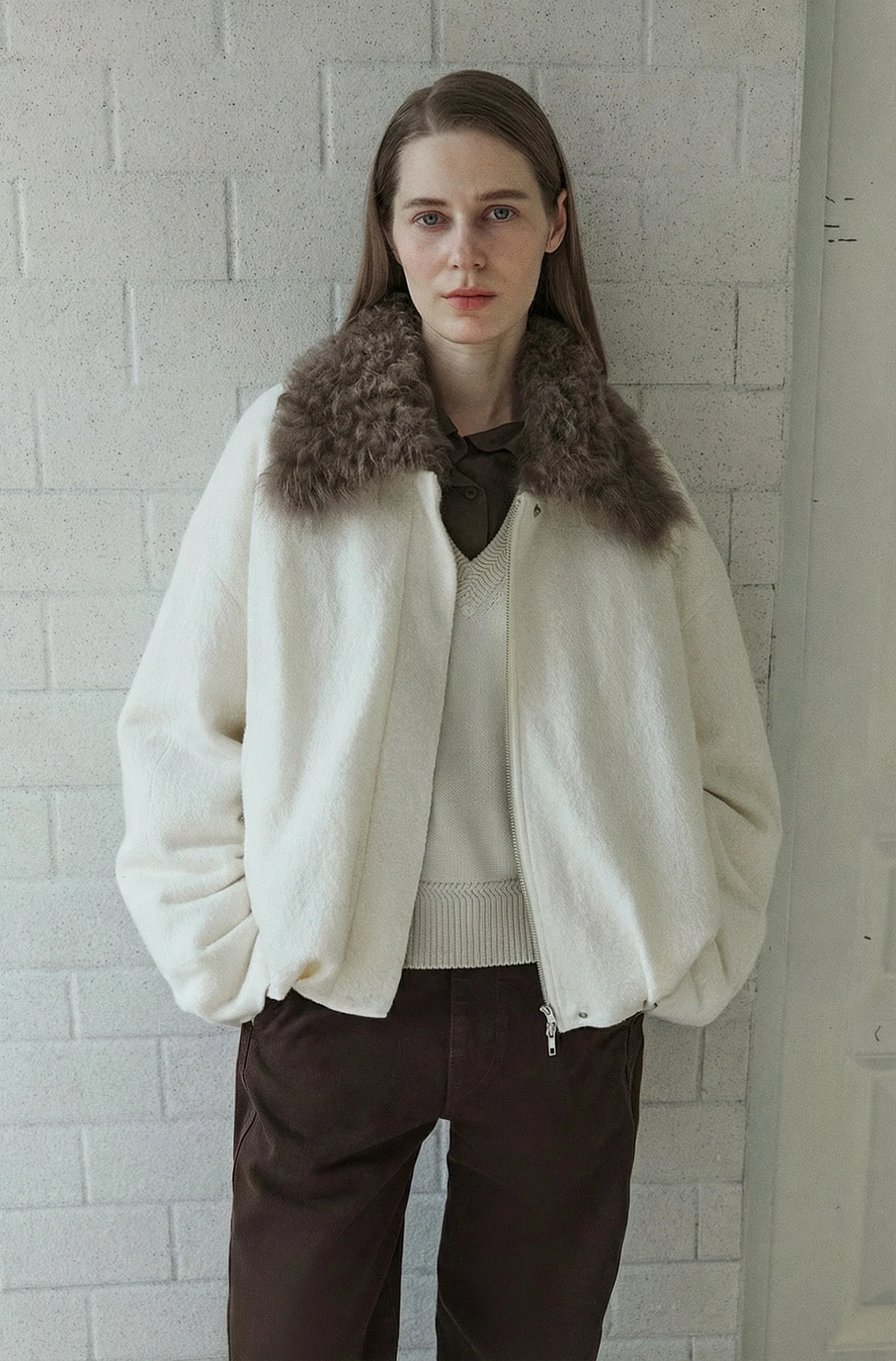 Detachable Fur-Collar Down-Liner Jacket - Image 6