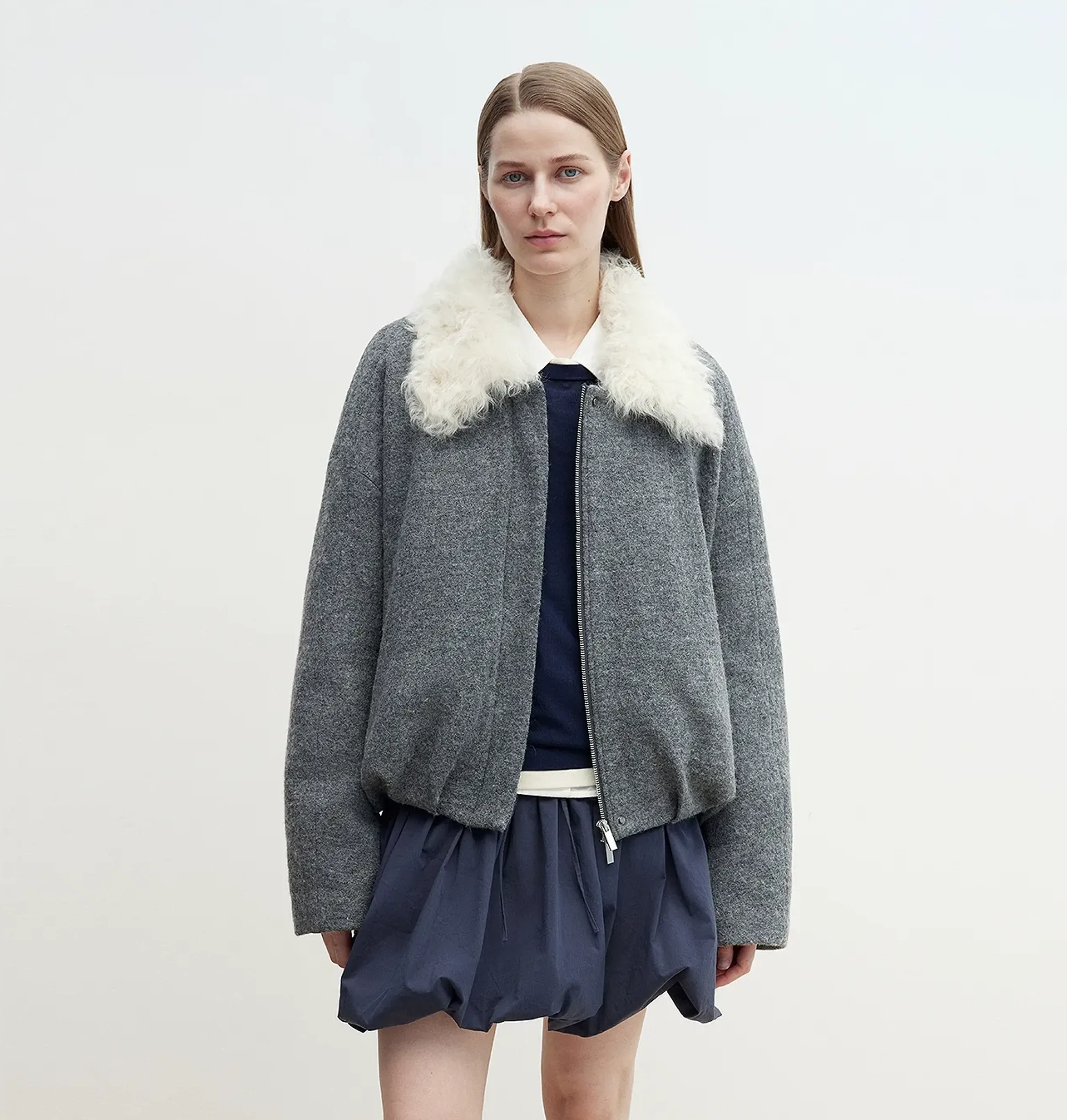 Detachable Fur-Collar Down-Liner Jacket - Image 7