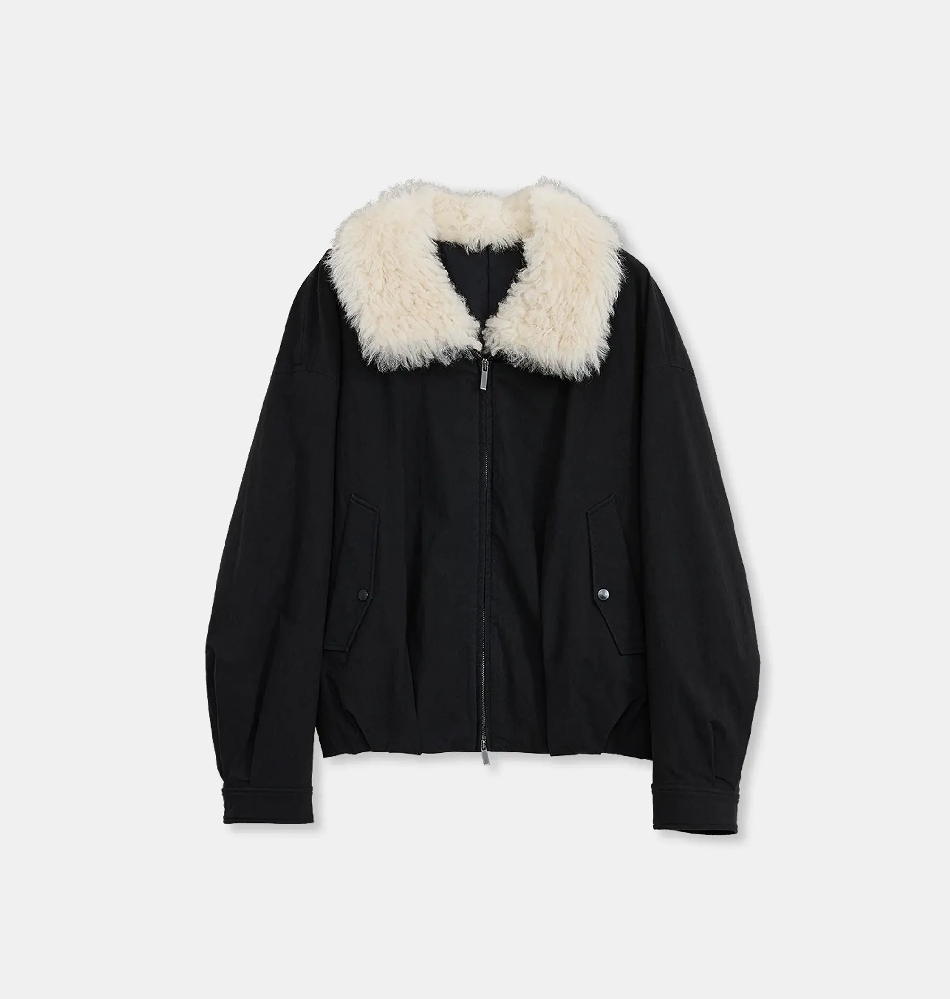 Detachable Fur-Collar Down-Liner Jacket - Image 9