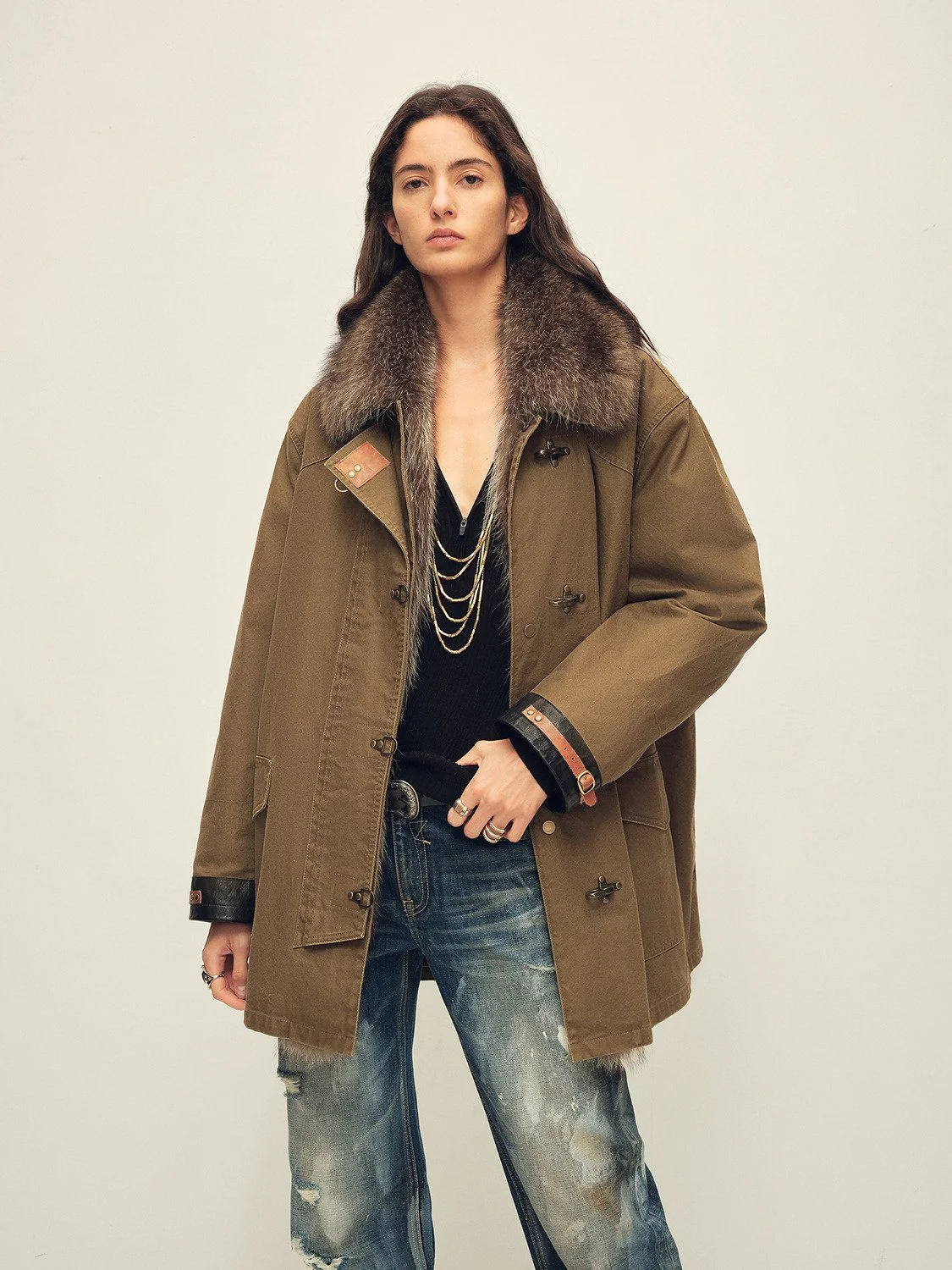 Detachable Fur Parka - Image 3