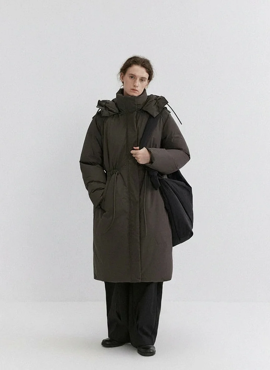 Detachable Hood Down Parka