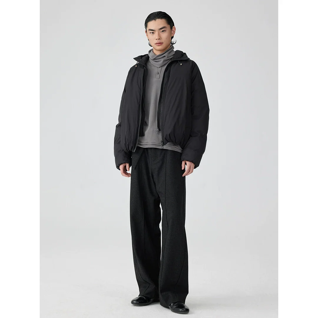 Detachable Hood Puffer Jacket - Image 3