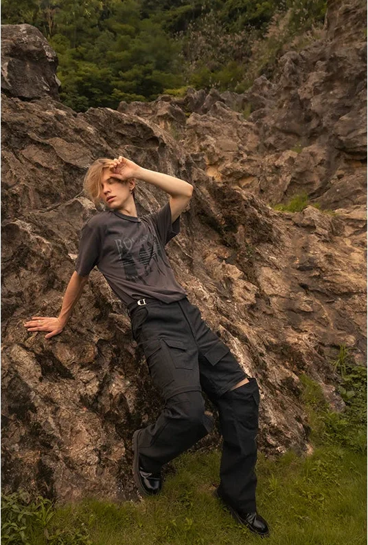 Detachable Multi-Pocket Cargo Pants