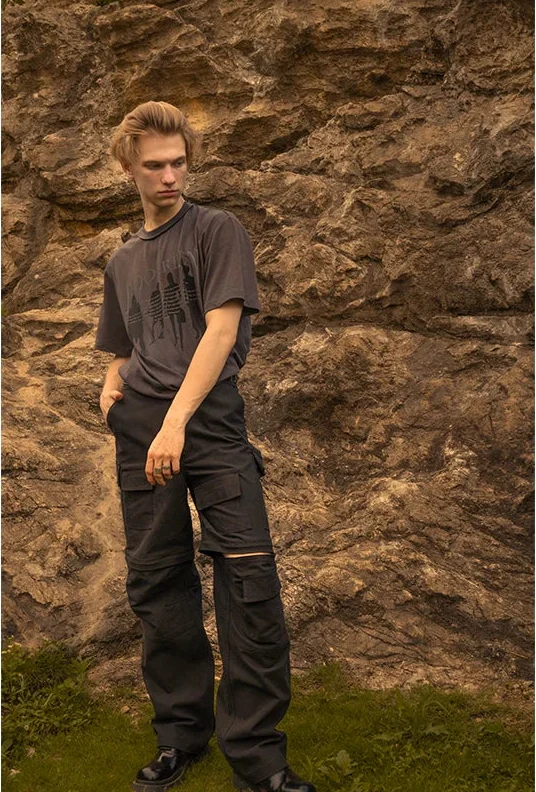 Detachable Multi-Pocket Cargo Pants - Image 2
