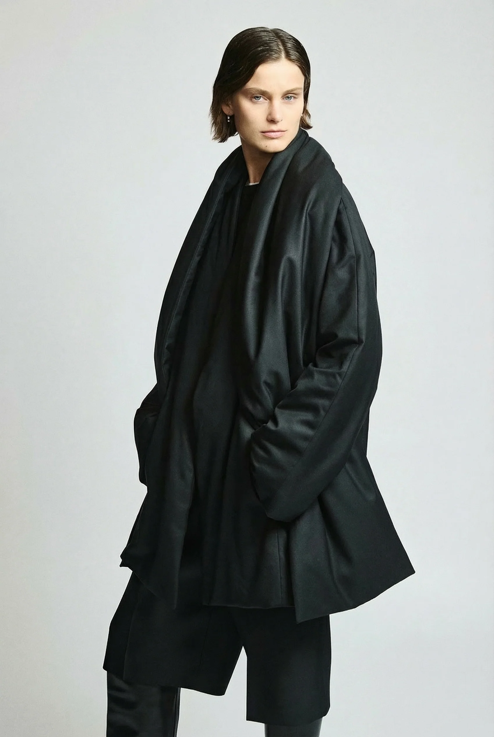 Detachable Scarf Coat - Image 2