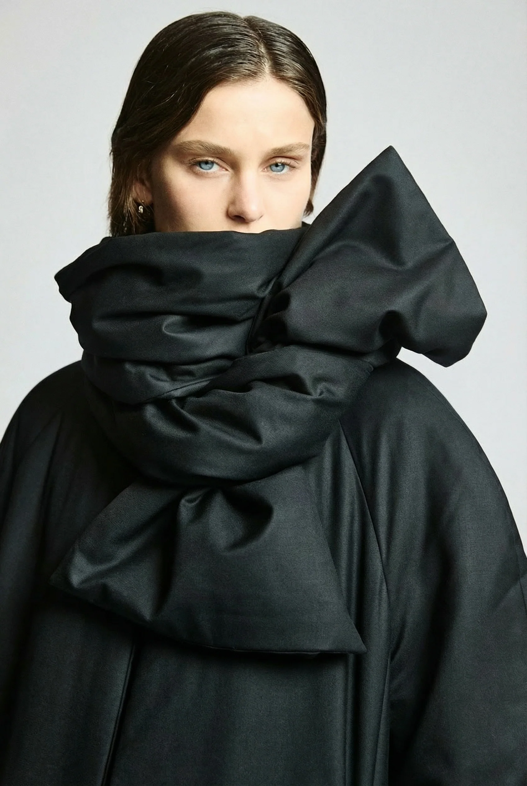 Detachable Scarf Coat - Image 4