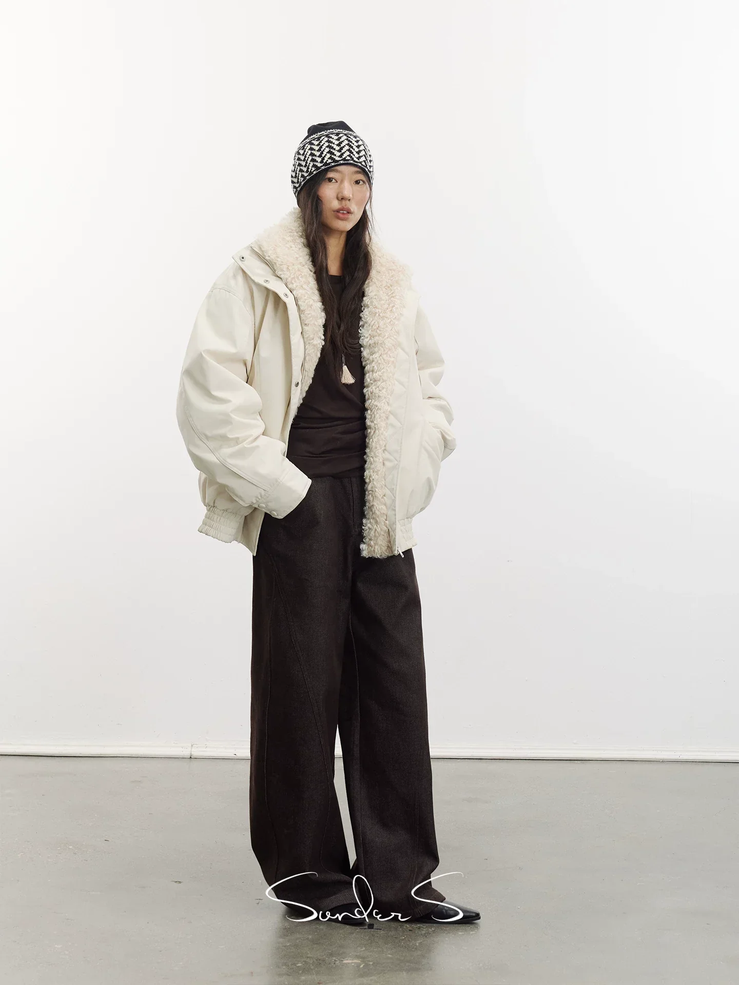 Detachable Sherpa-Collar Down Parka - Image 2