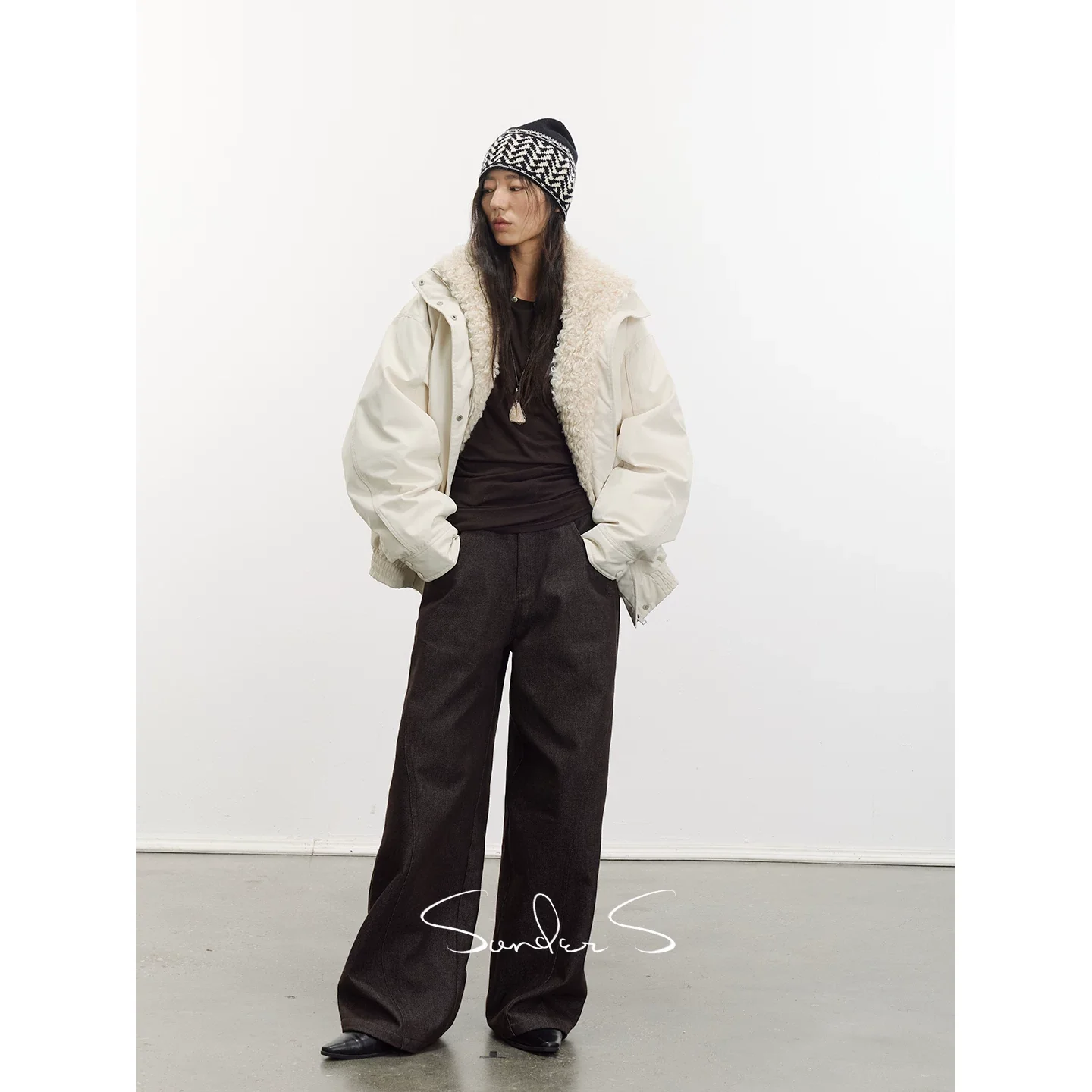 Detachable Sherpa-Collar Down Parka - Image 4