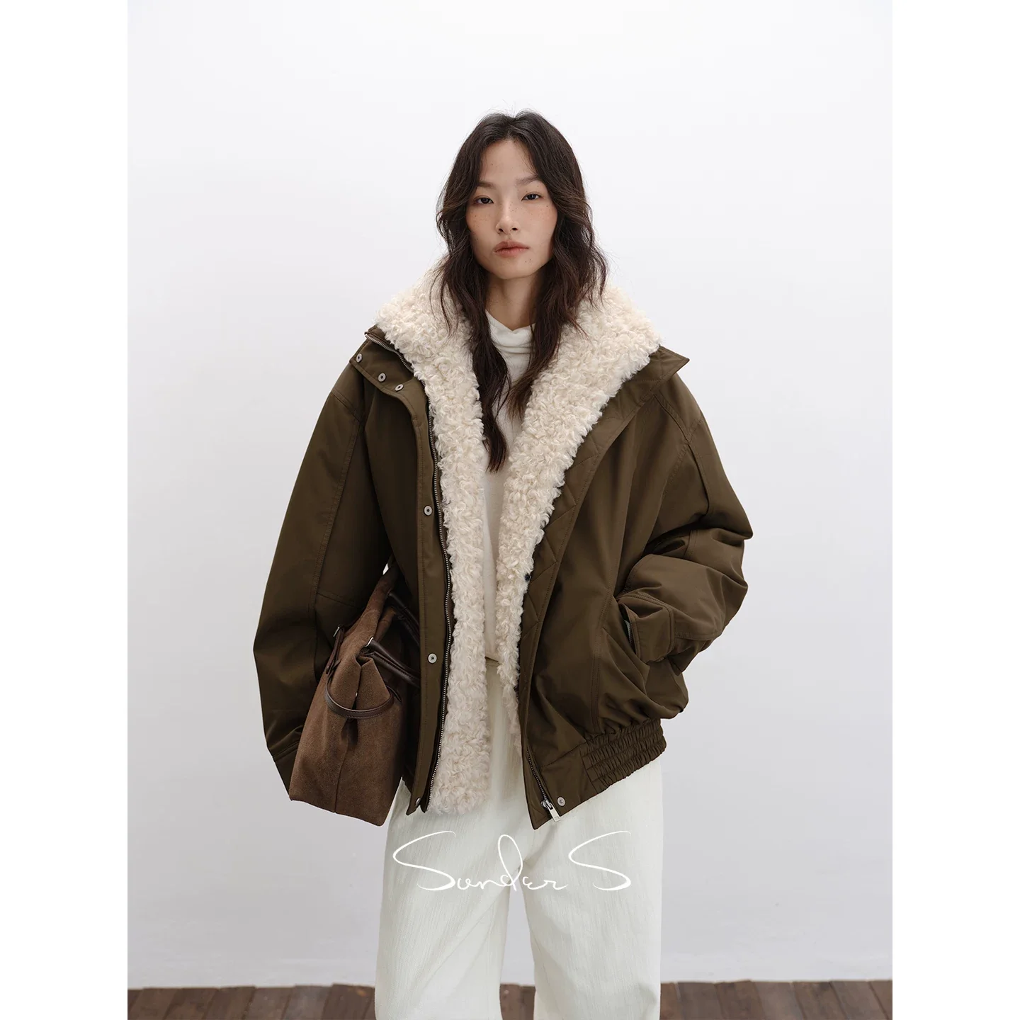 Detachable Sherpa-Collar Down Parka - Image 5