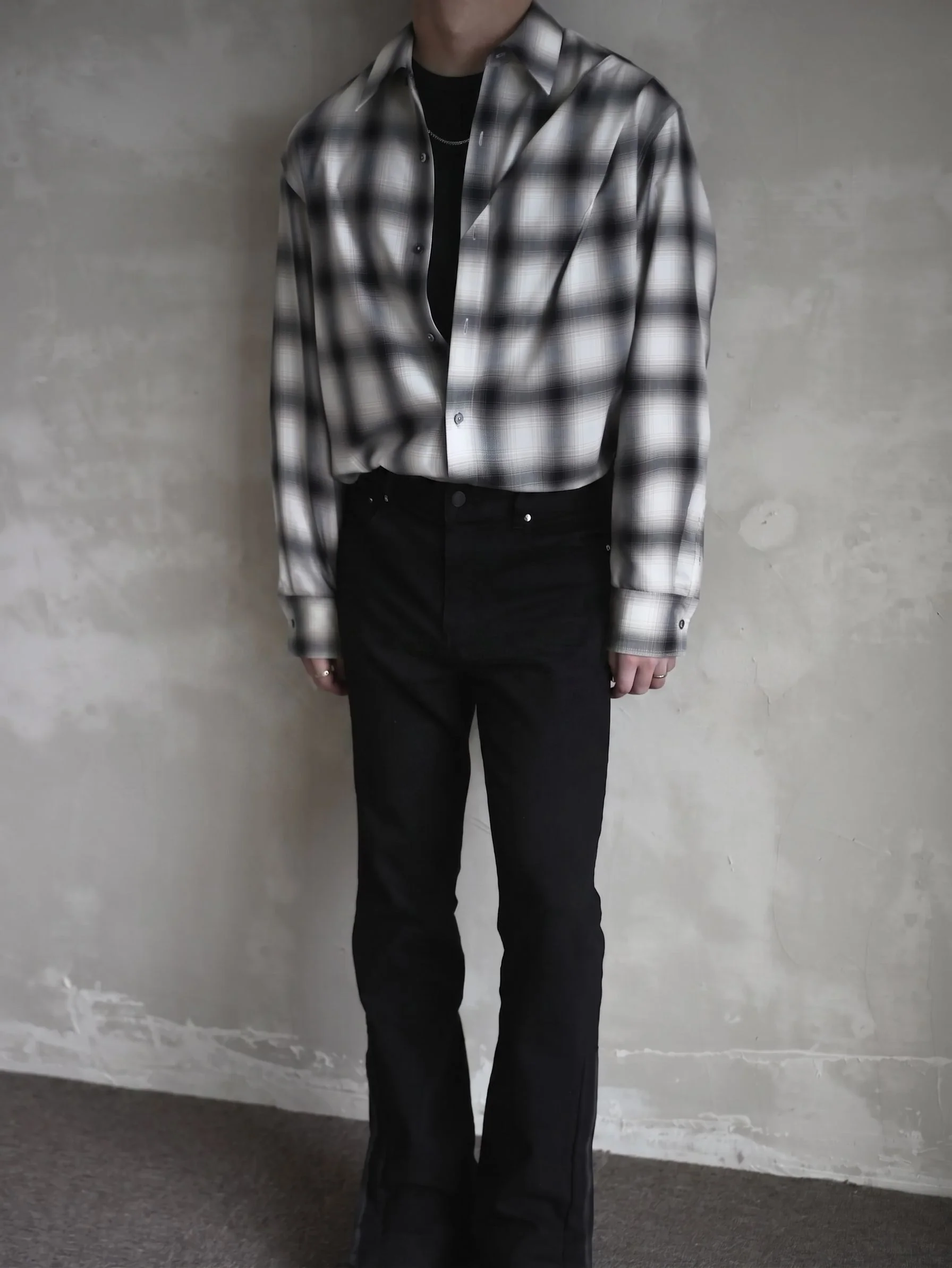 Diagonal Plaid Shirt - Image 2