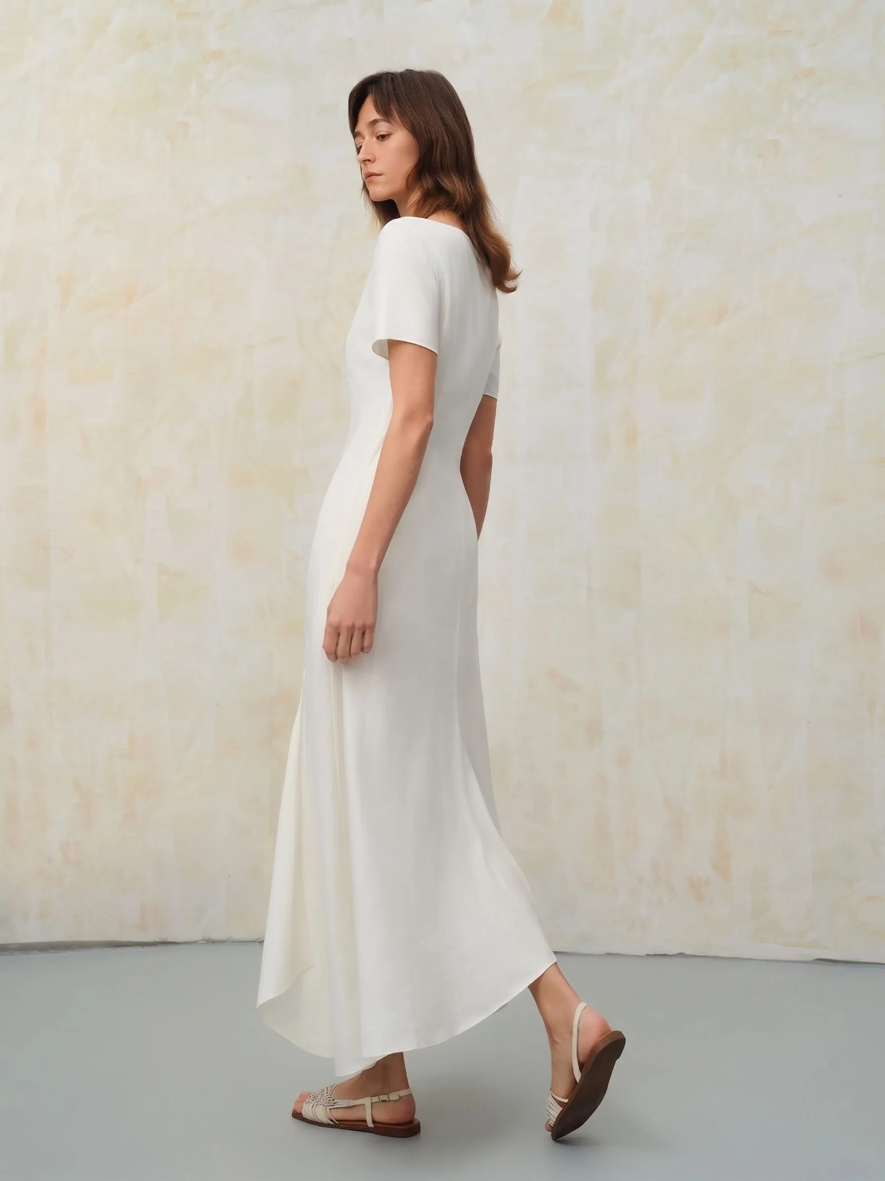 Diagonal Seam Maxi Dress - Image 5