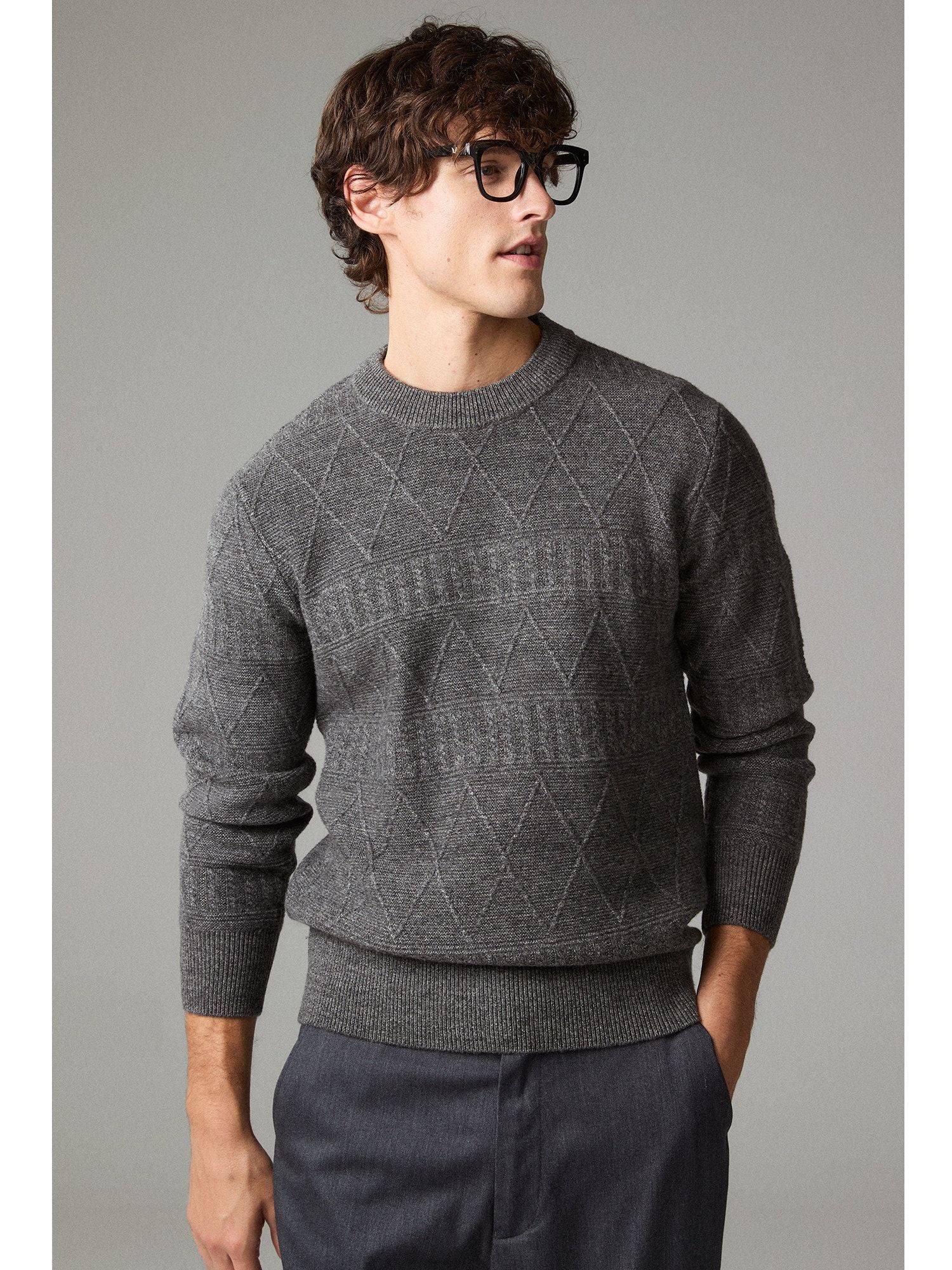 Diamond Knit Sweater