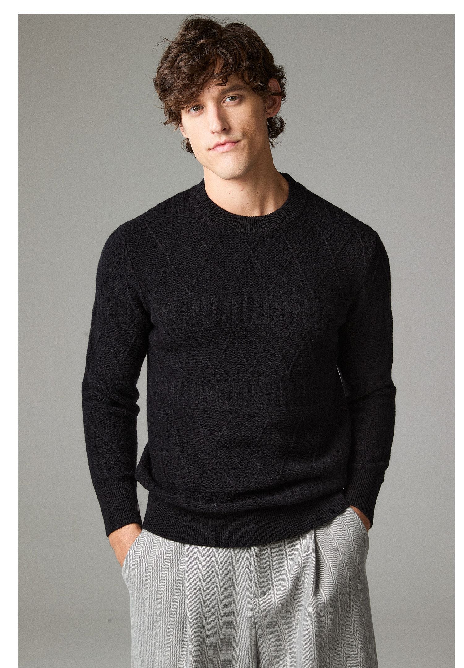 Diamond Knit Sweater - Image 5