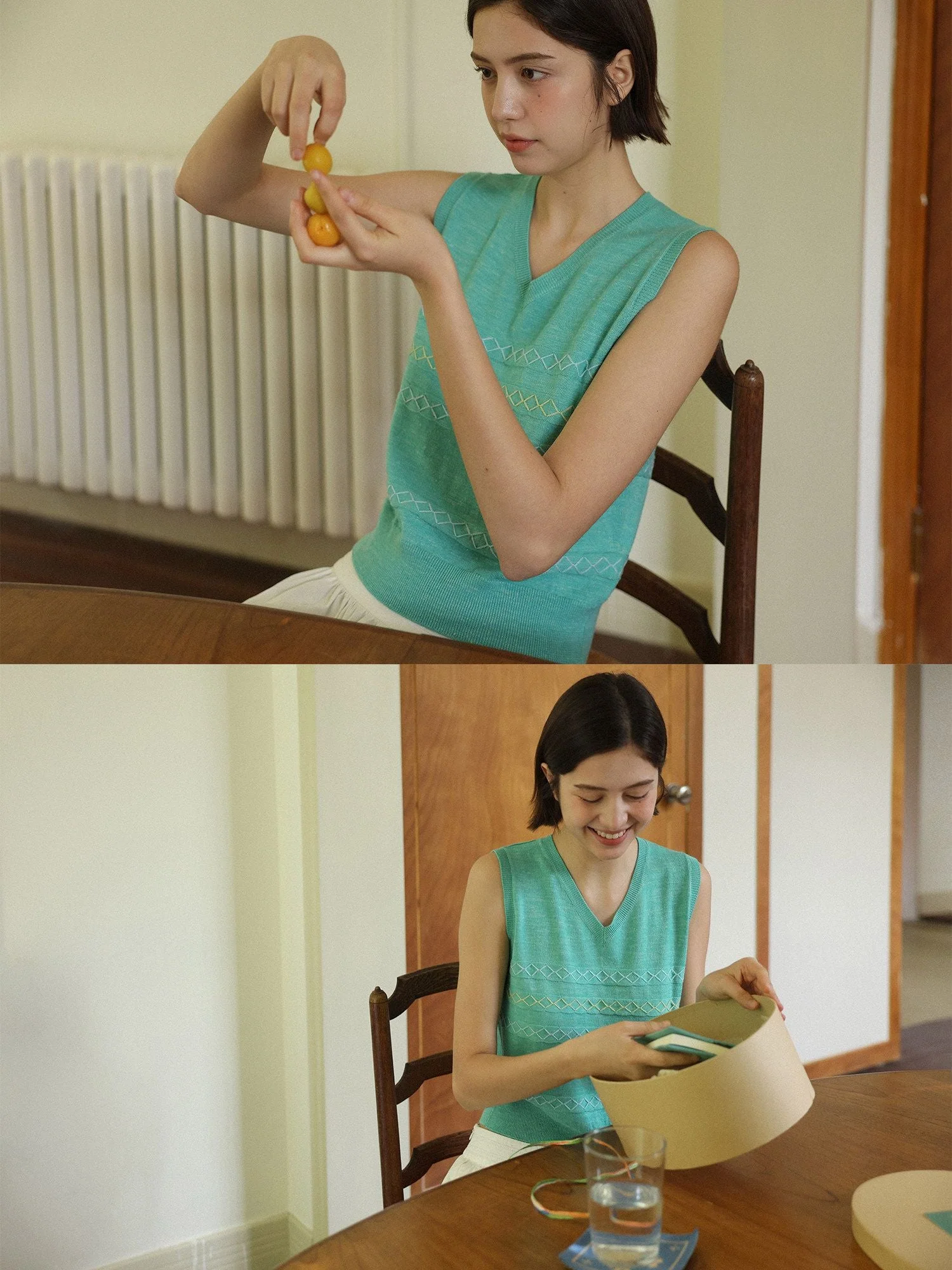 Diamond Knit Vest - Image 2