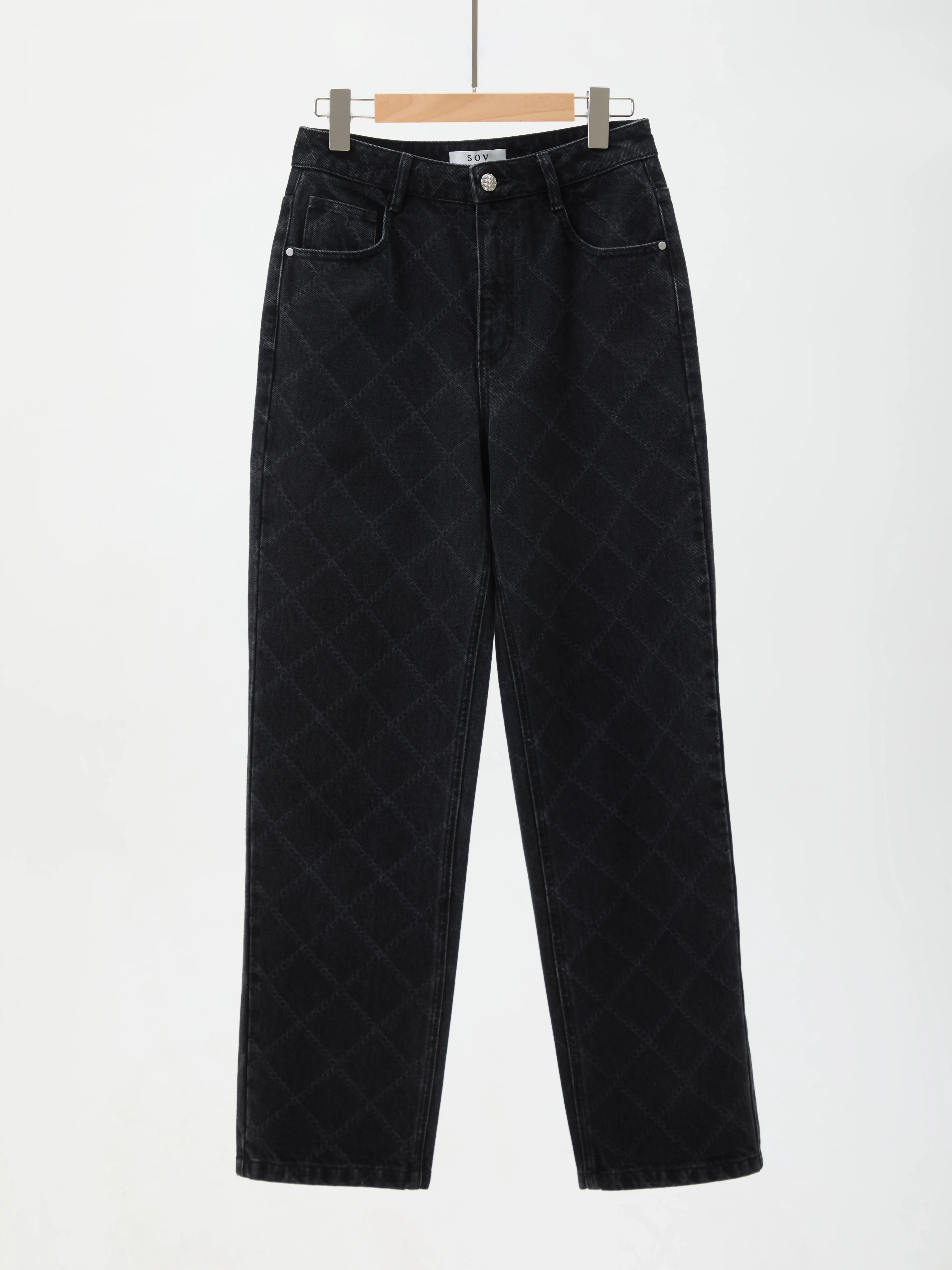 Diamond Print Jeans - Image 5