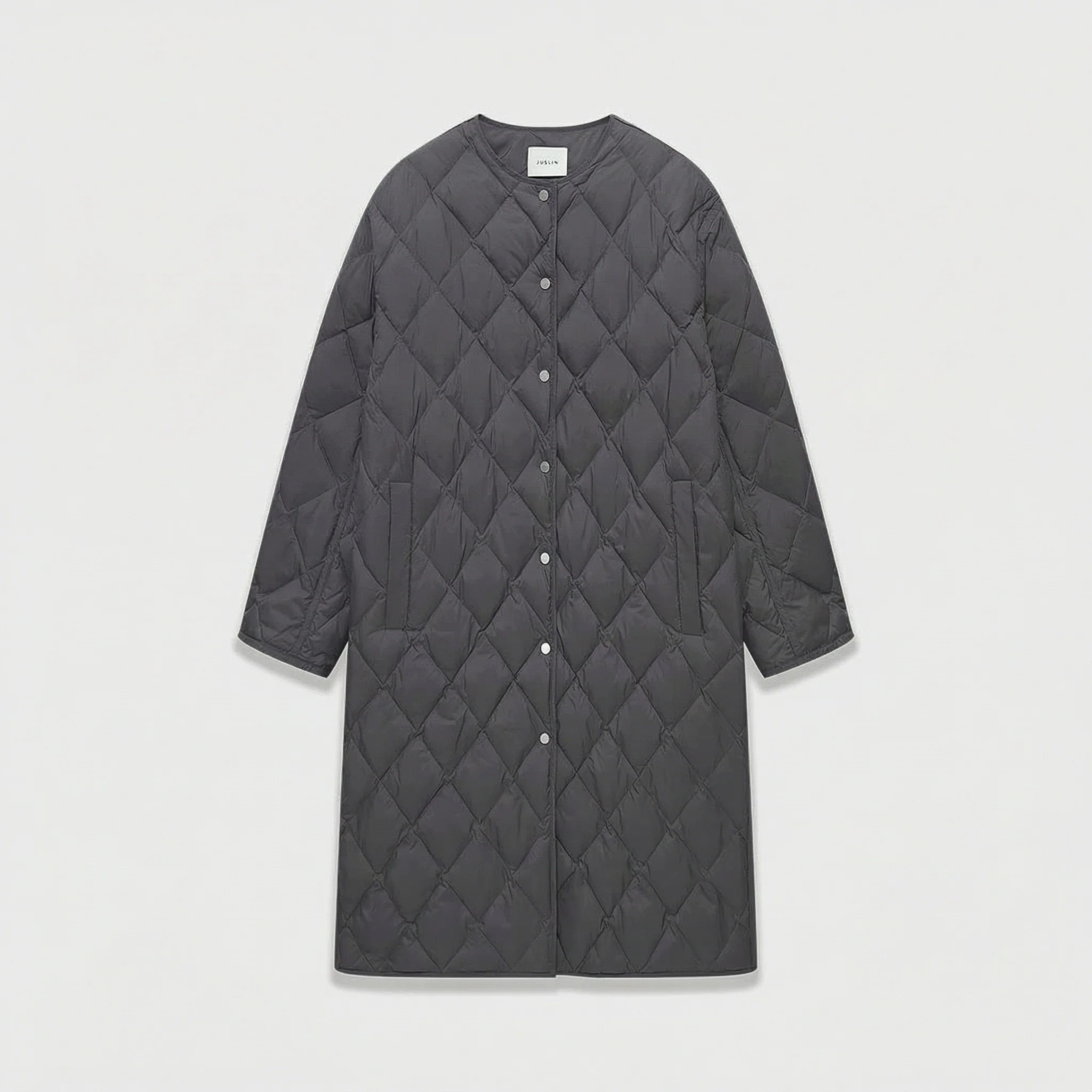 Diamond Quilted Coat - Image 7
