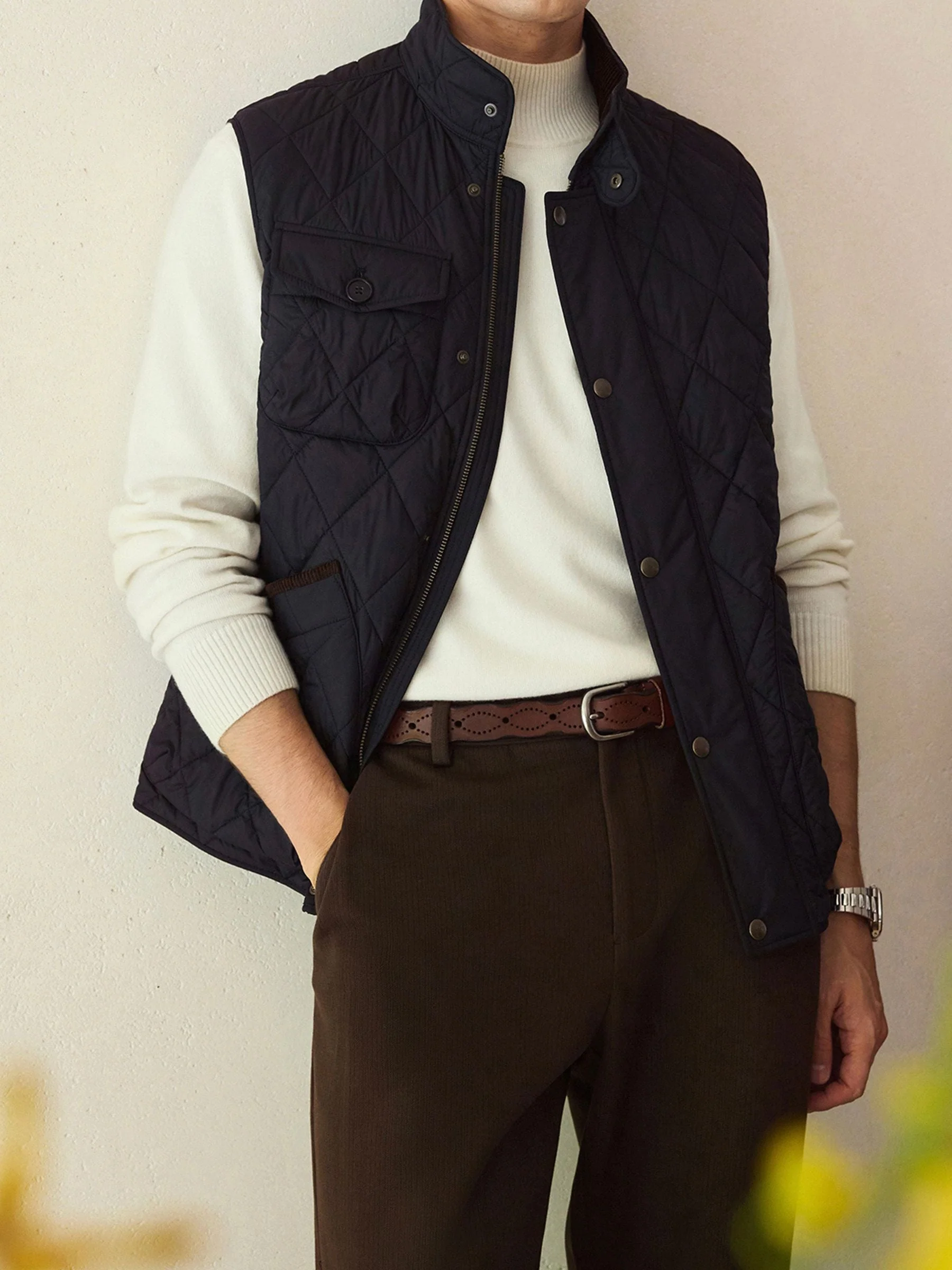 Diamond Quilted Vest - Image 2