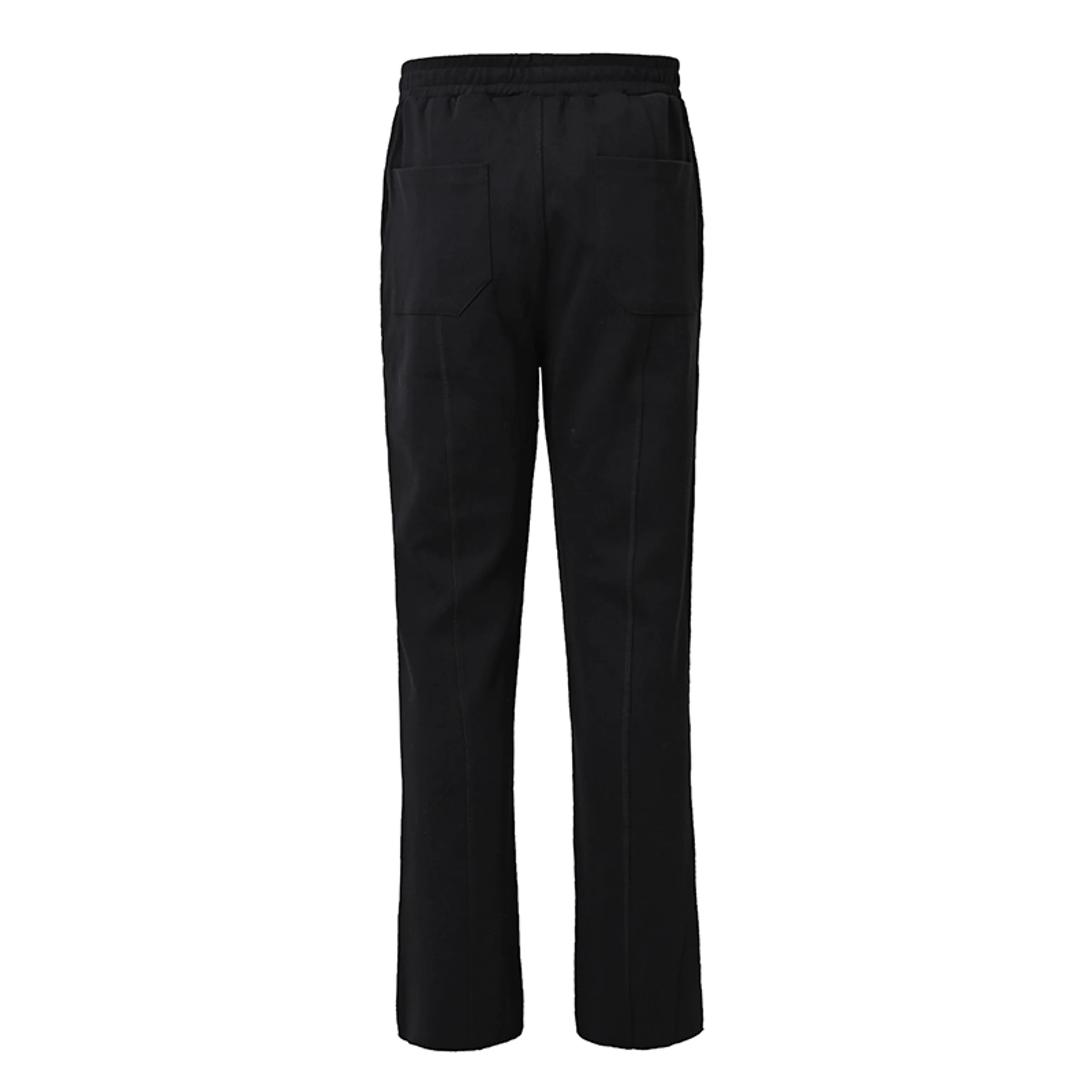 Distressed Earth-Tone Straight Sweatpants - Image 6