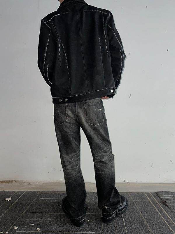 Distressed Flare Jeans - Image 4