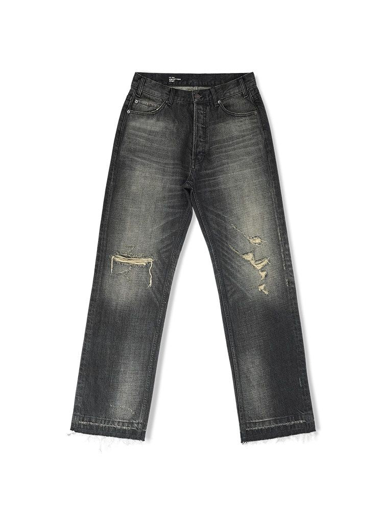 Distressed Flare Jeans - Image 5