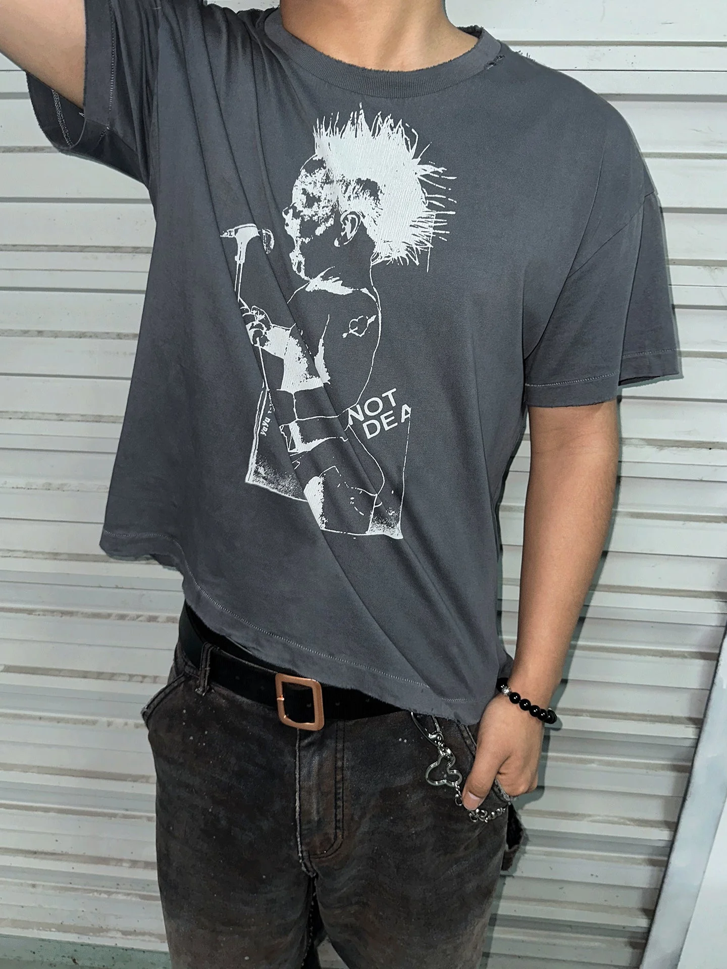 Distressed Graphic Tee