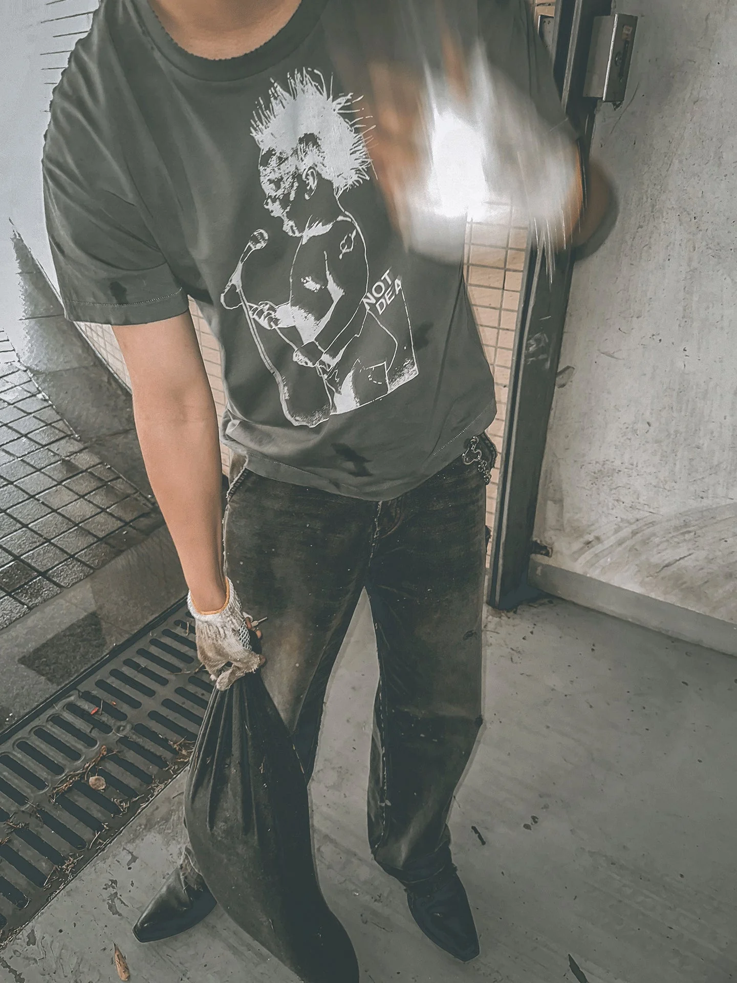 Distressed Graphic Tee - Image 4