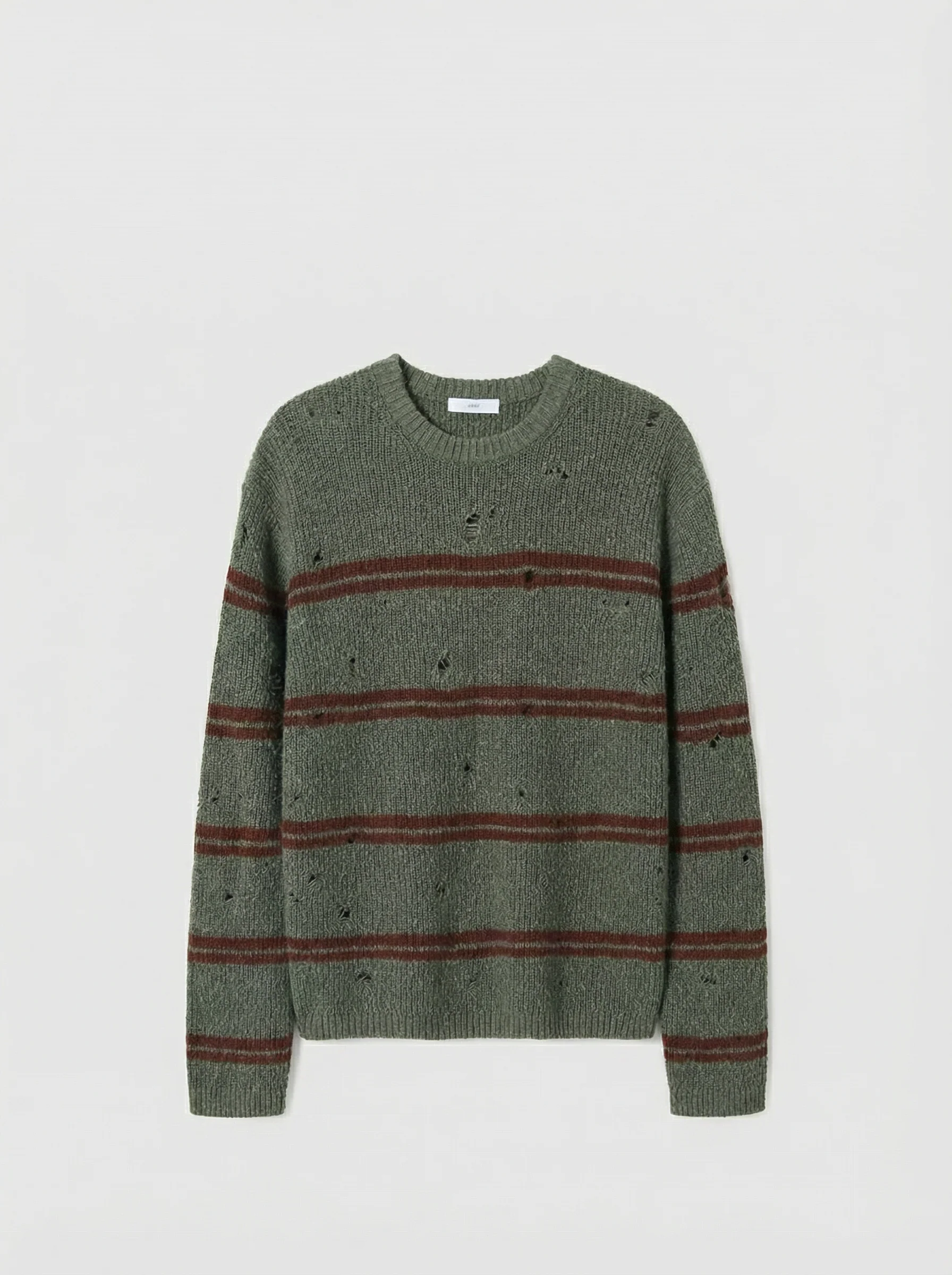 Distressed Stripe Sweater - Image 8