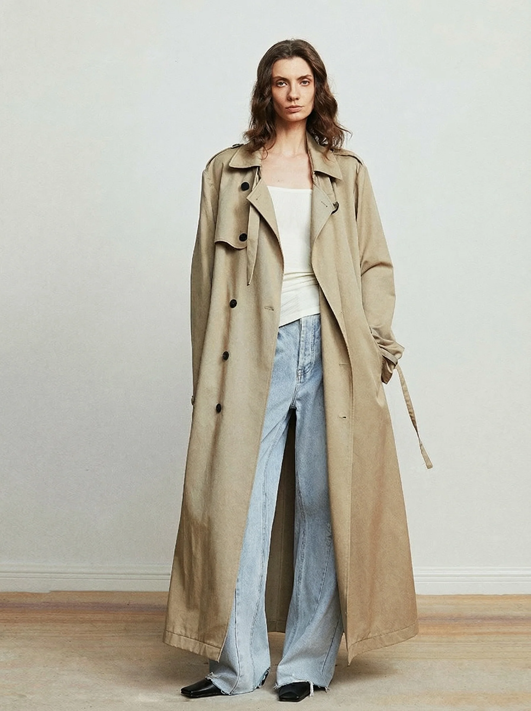 Distressed Wide-Leg Jeans - Image 3