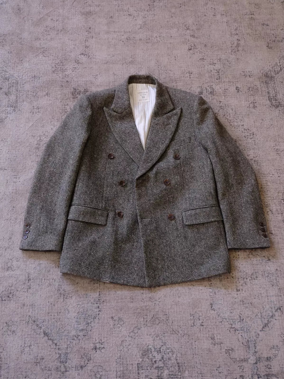 Donegal Tweed Double-Breasted Jacket - Image 5