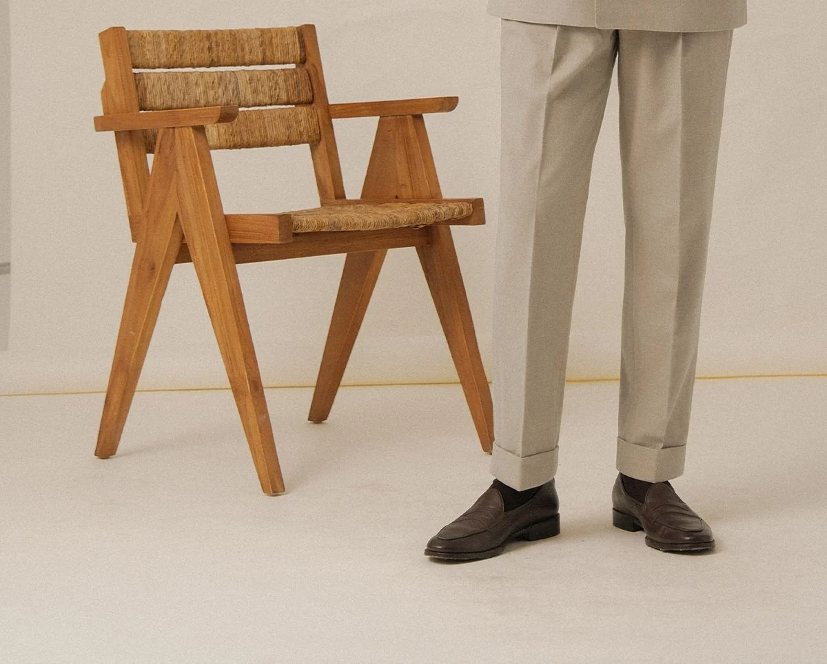 Double-Breasted Beige Suit - Image 2