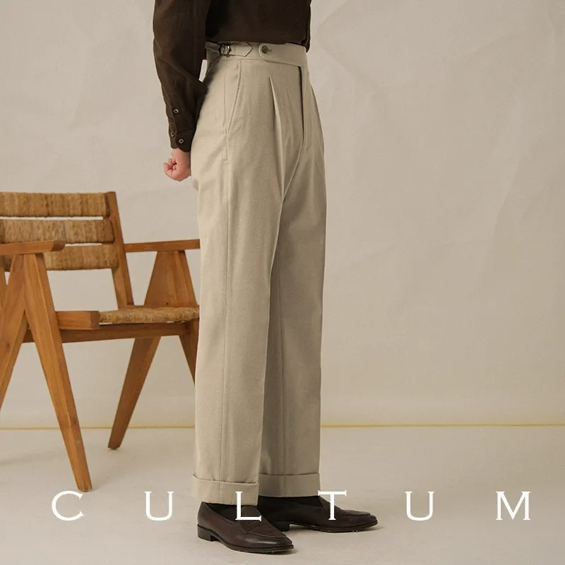 Double-Breasted Beige Suit - Image 8