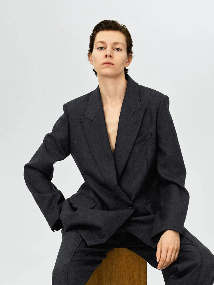 Double-Breasted Blazer - Image 2