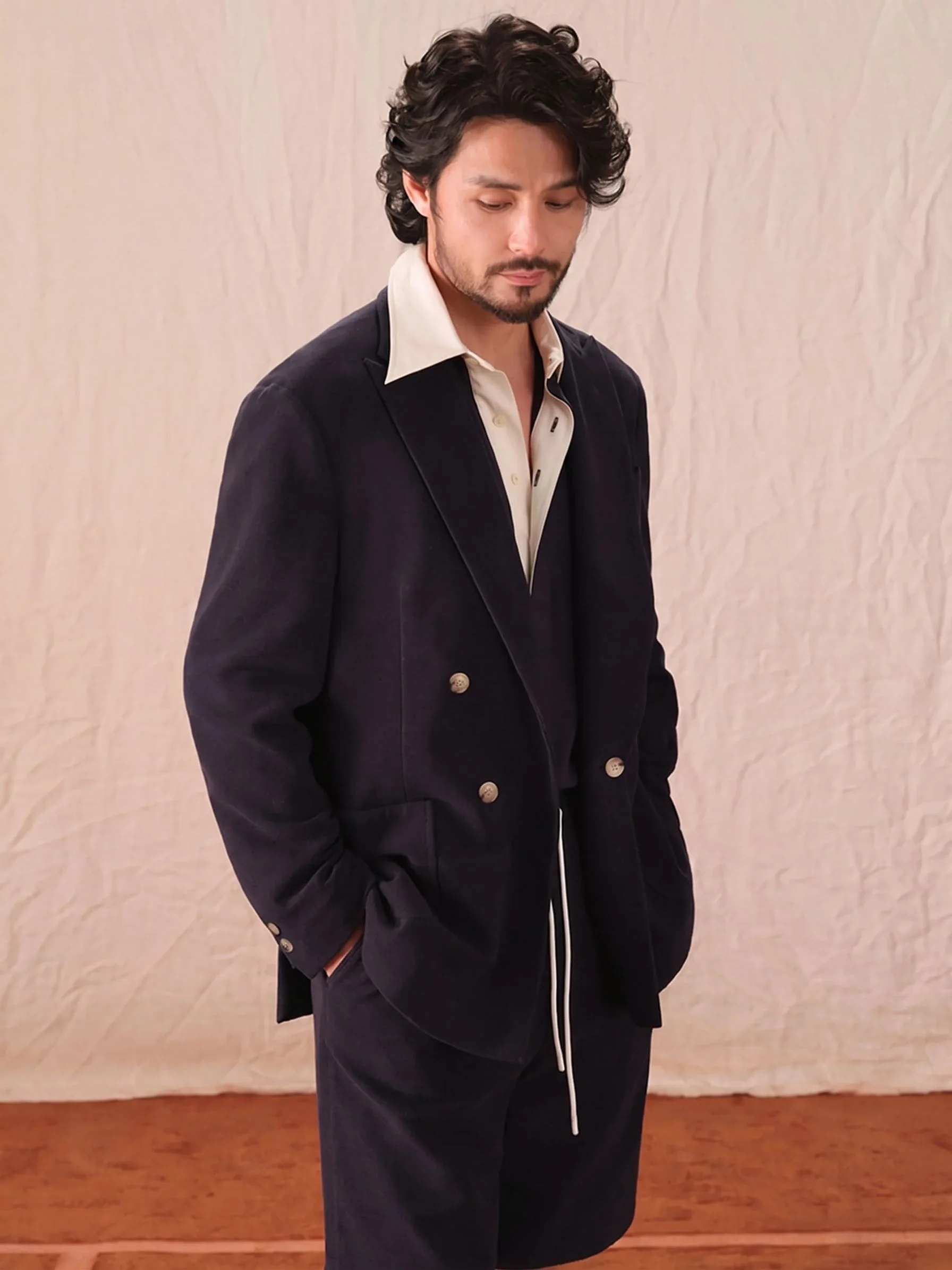Double-Breasted Blazer Set - Image 2