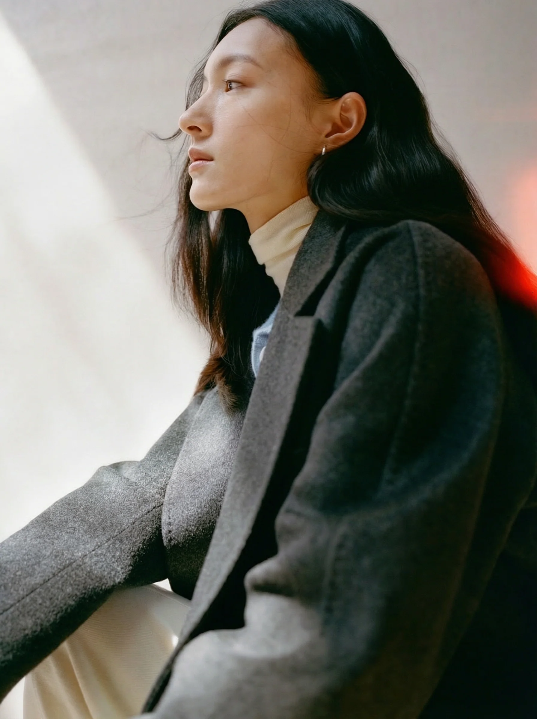 Double-Breasted Cashmere Blend Belted Coat - Image 5