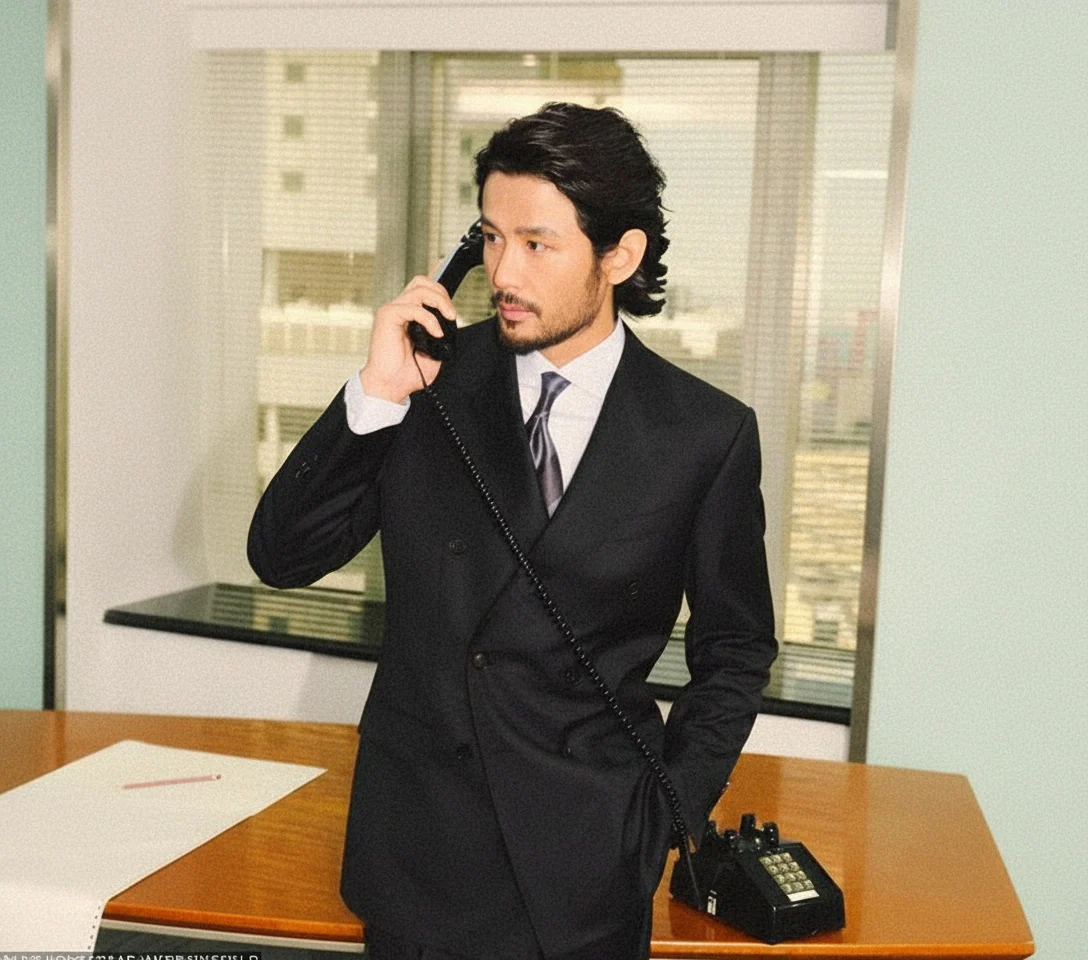 Double-Breasted Commuter Suit