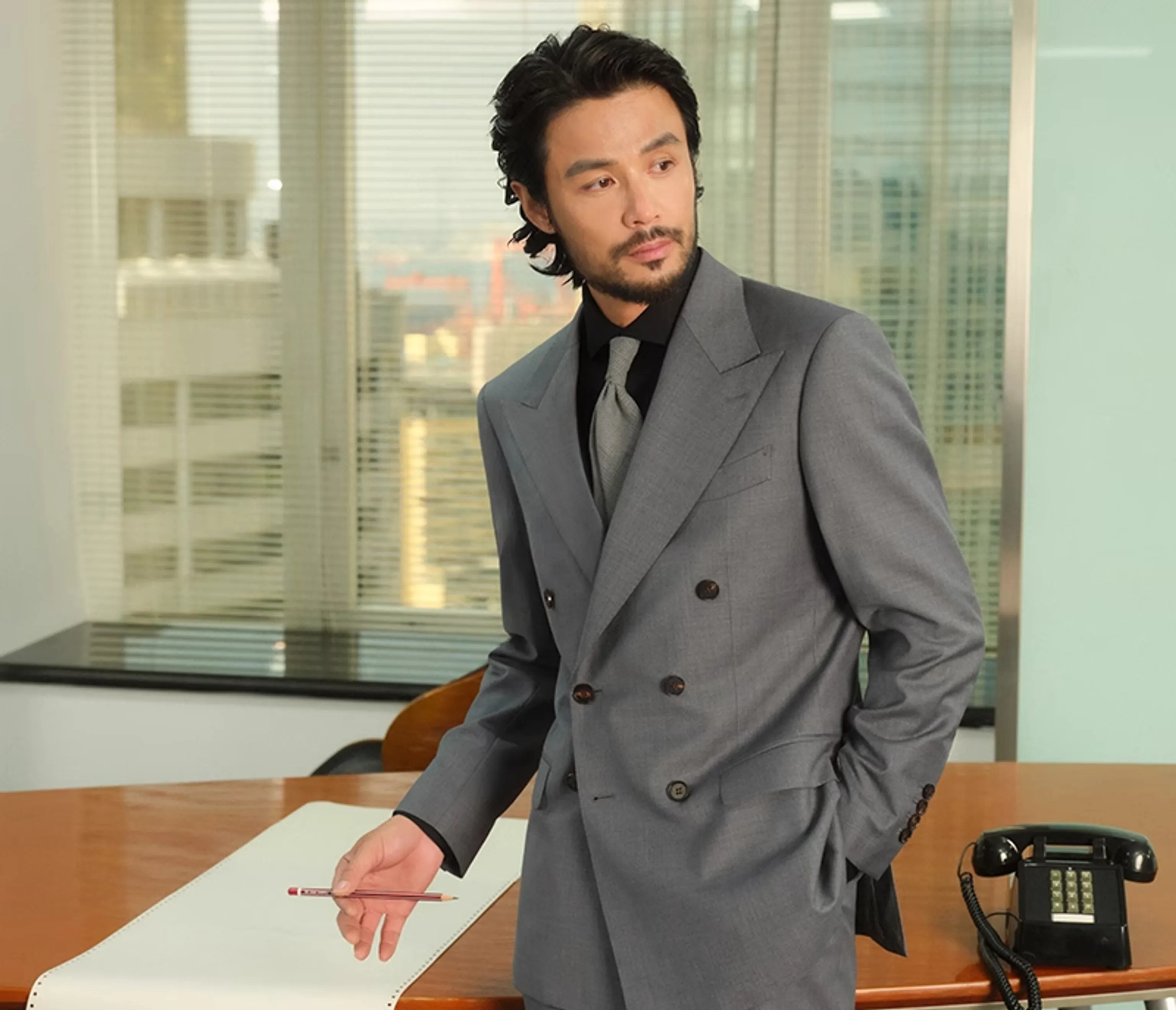 Double-Breasted Commuter Suit - Image 4