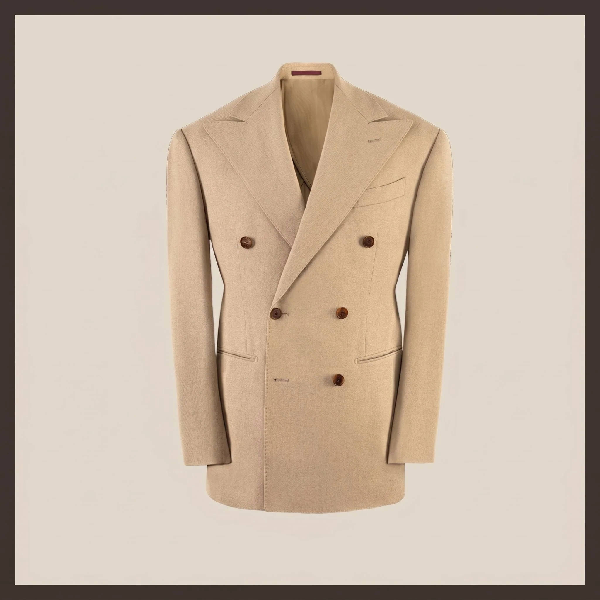 Double-Breasted Linen Blazer - Image 9