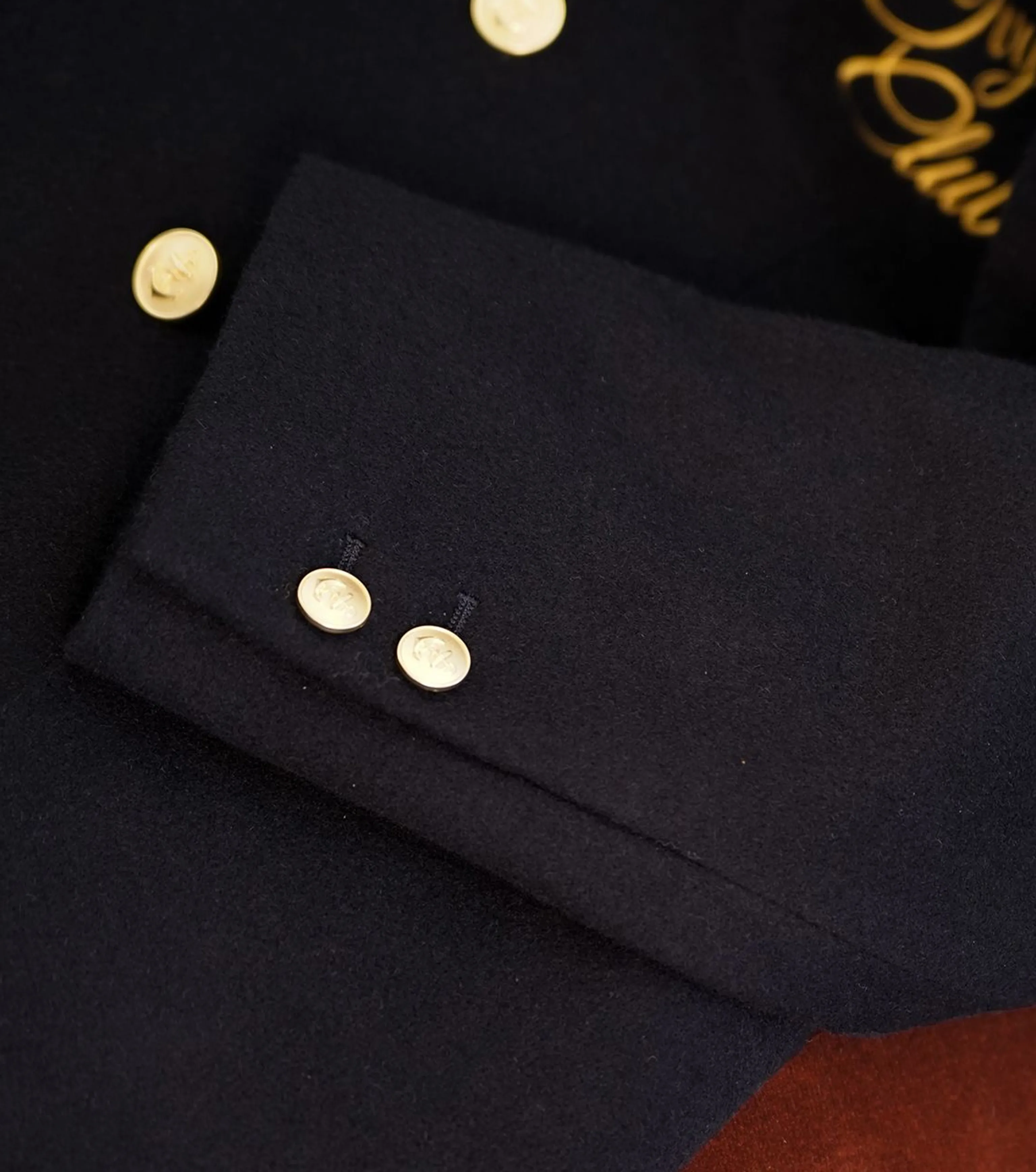 Double-Breasted Navy Blazer - Image 5