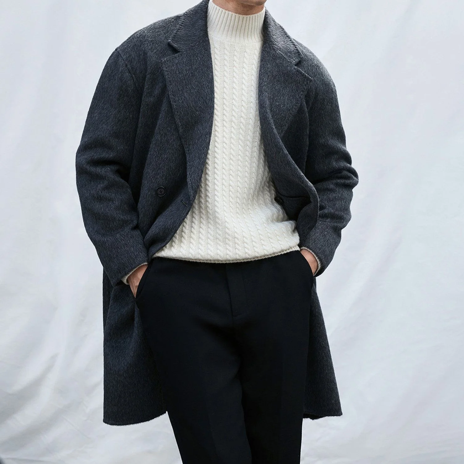 Double-Breasted Overcoat - Image 5