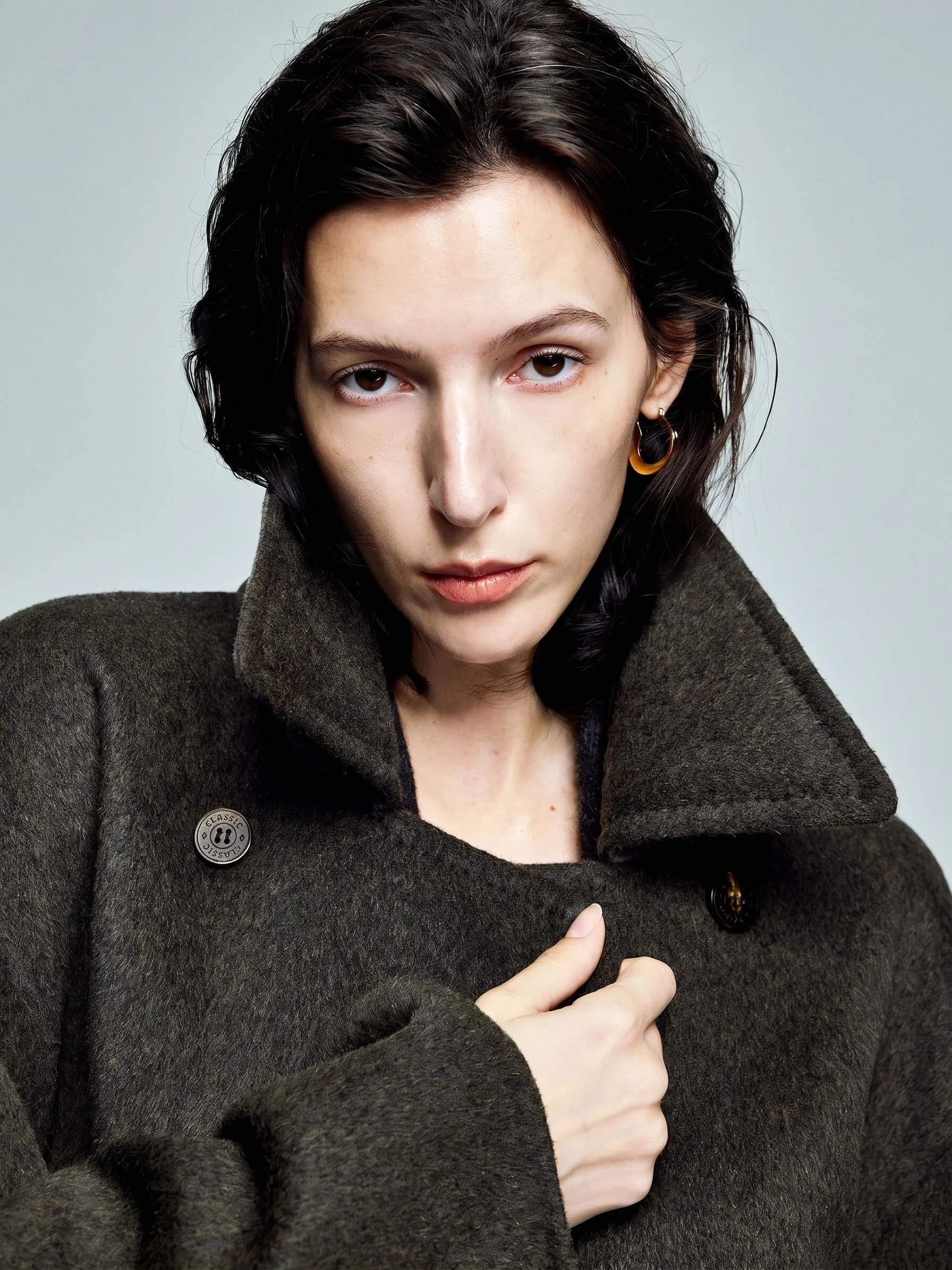 Double-Breasted Pea Coat - Image 3