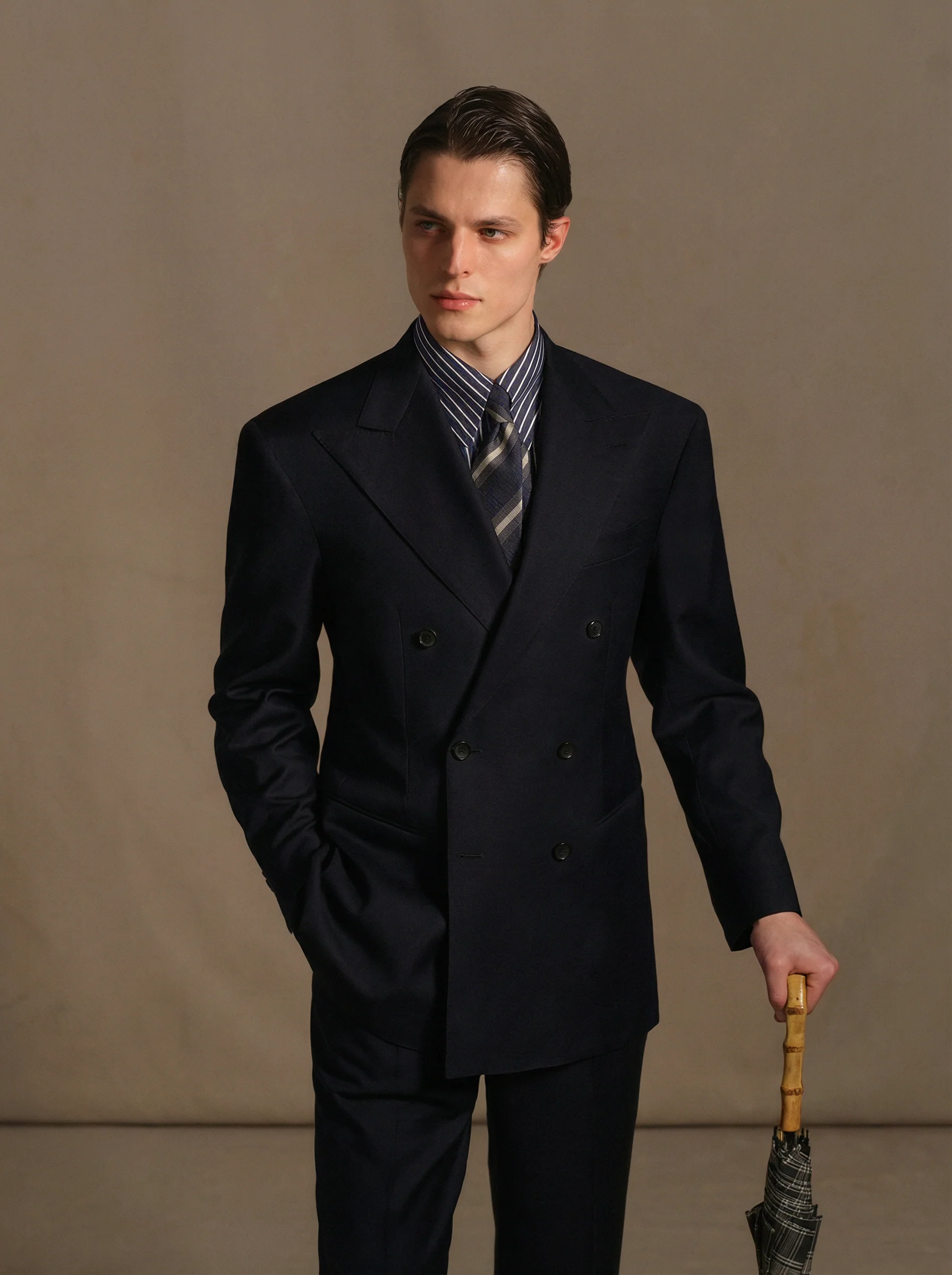 Double-Breasted Dino Filarte Wool Suit