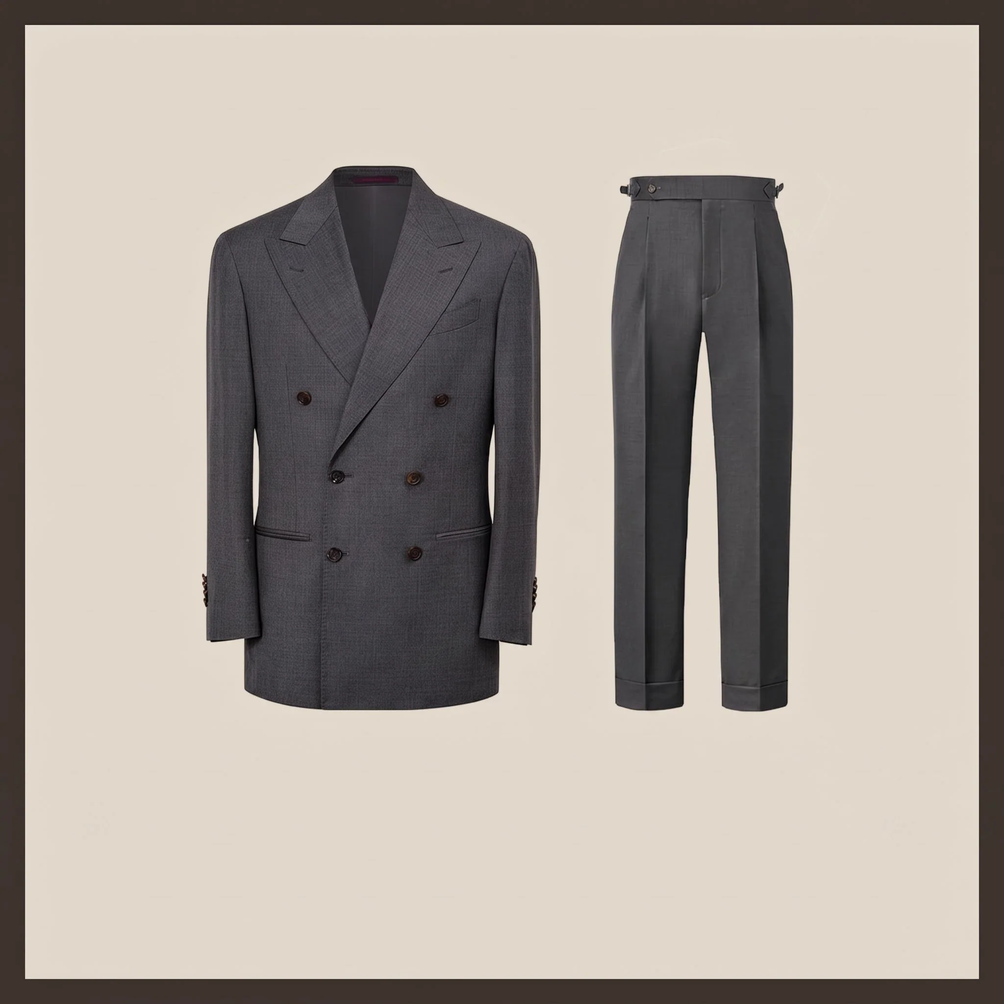 Double-Breasted Suit Set - Image 15