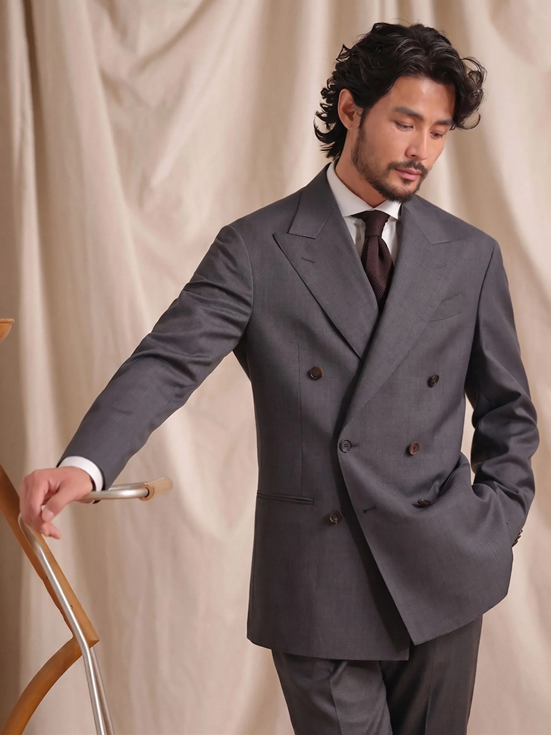 Double-Breasted Suit Set - Image 5