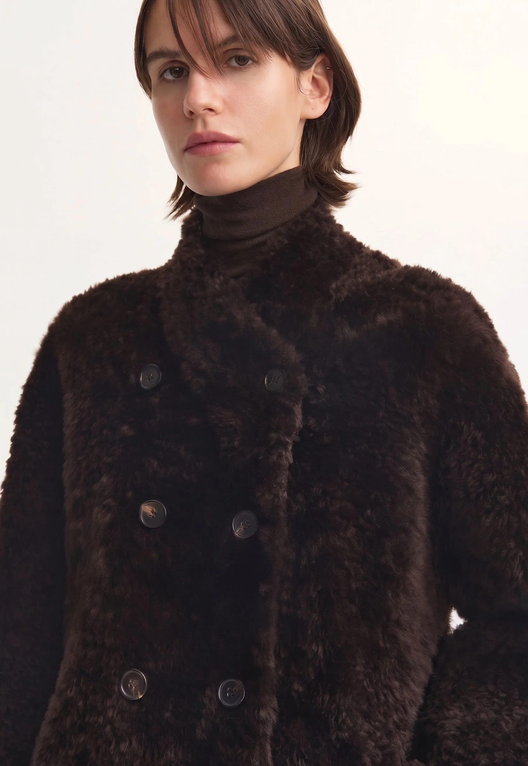 Double-Breasted Teddy Coat - Image 2