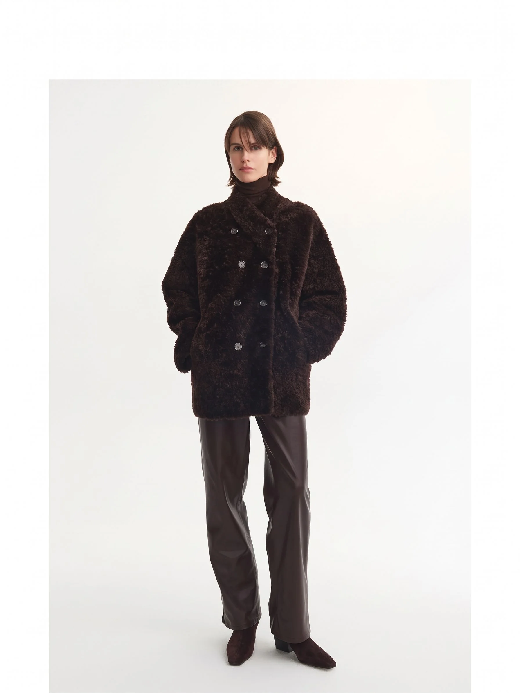 Double-Breasted Teddy Coat - Image 3