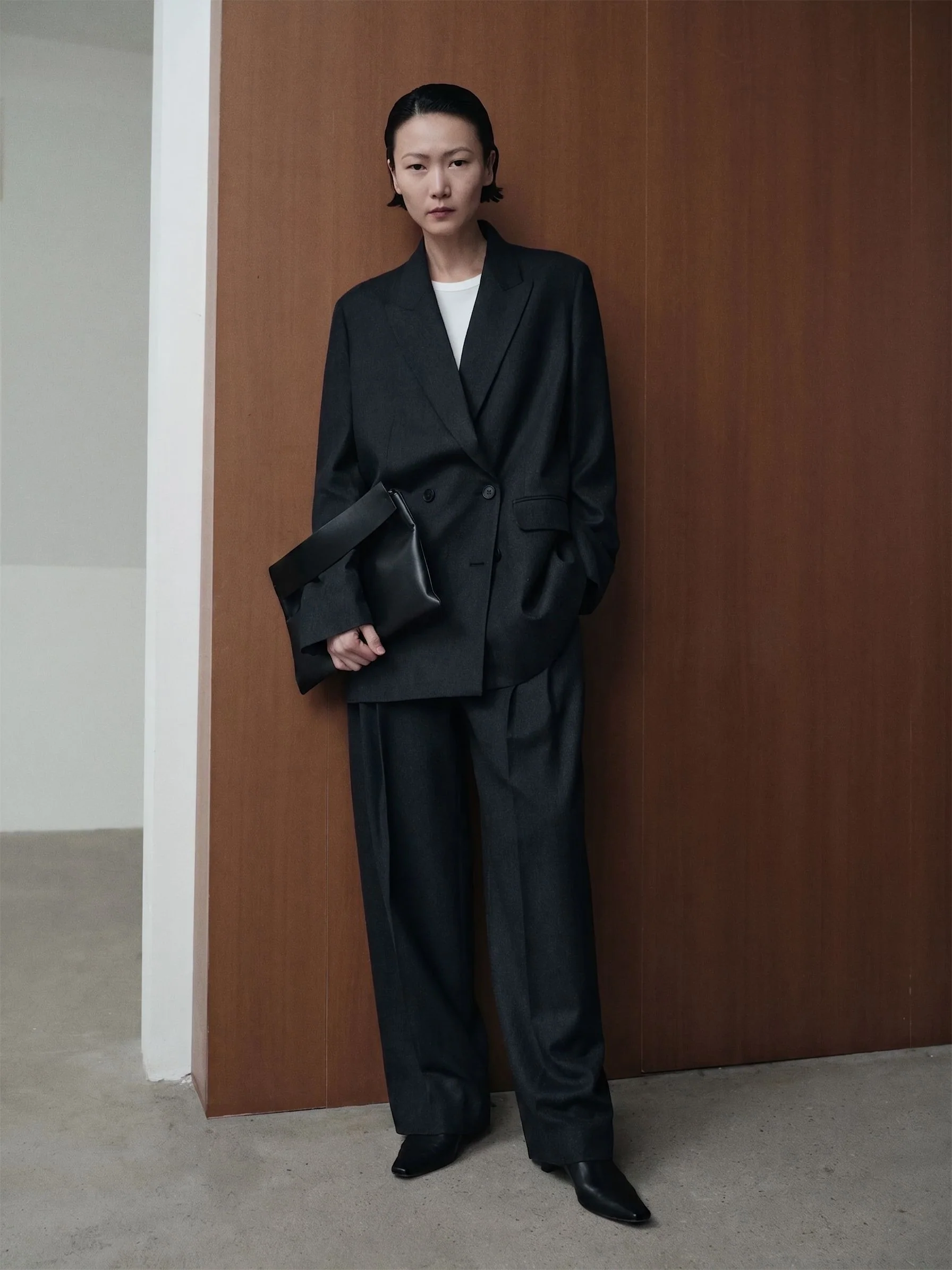 Double-Breasted Wool Blazer
